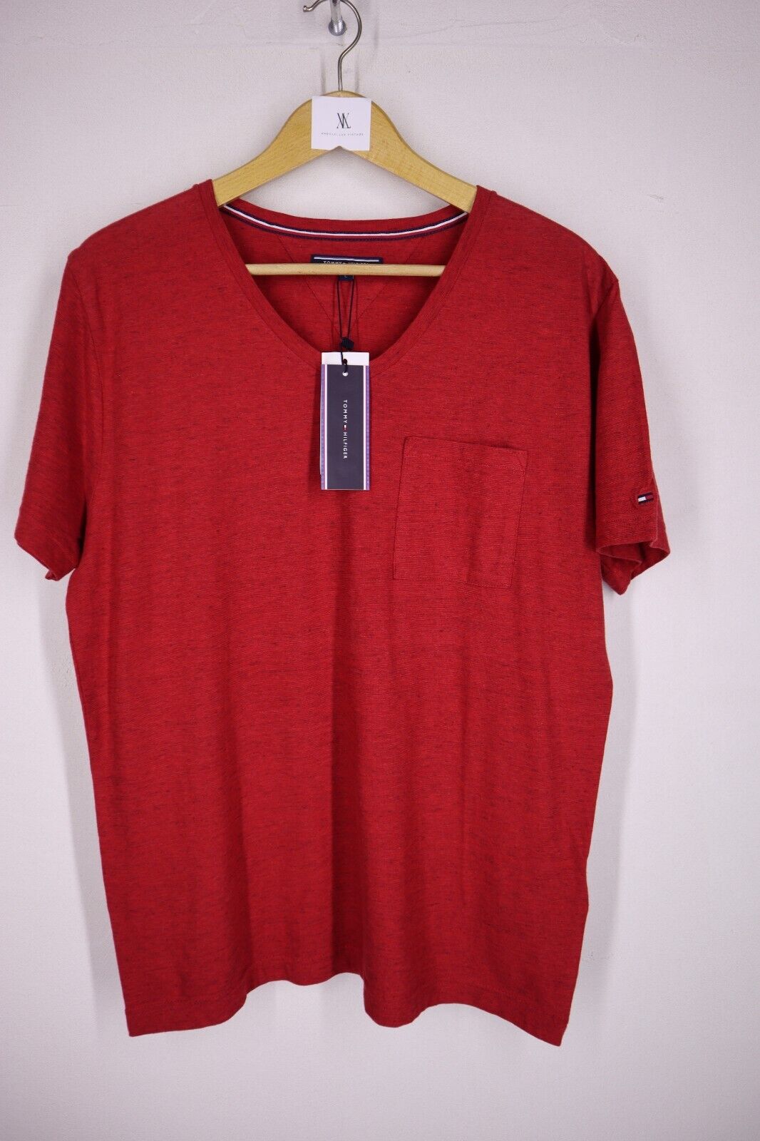 Tommy Hilfiger T-Shirt TG L COLORE ROSSO