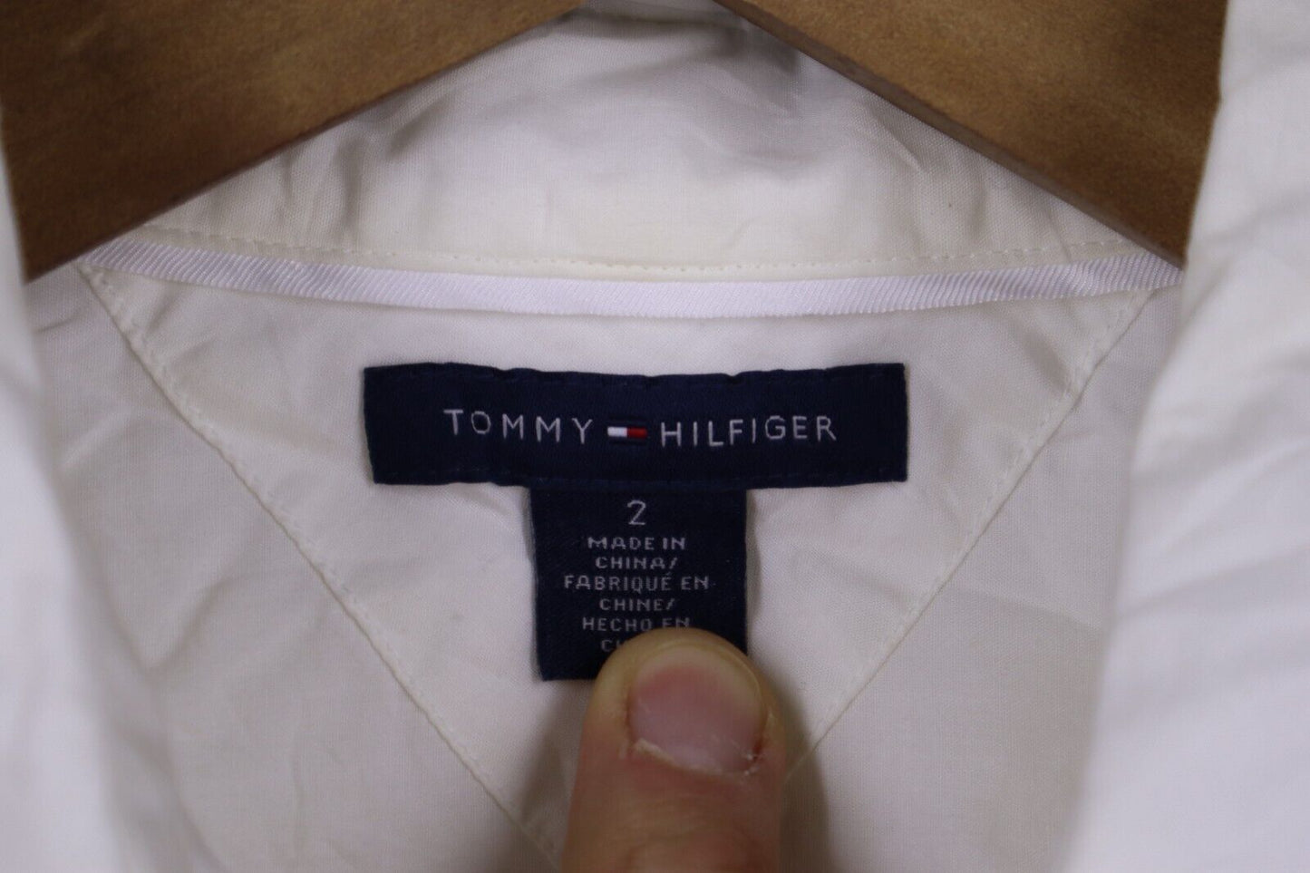 TOMMY HILFIGER CAMICIA DONNA WOMAN SHIRT TG XS SIZE XS