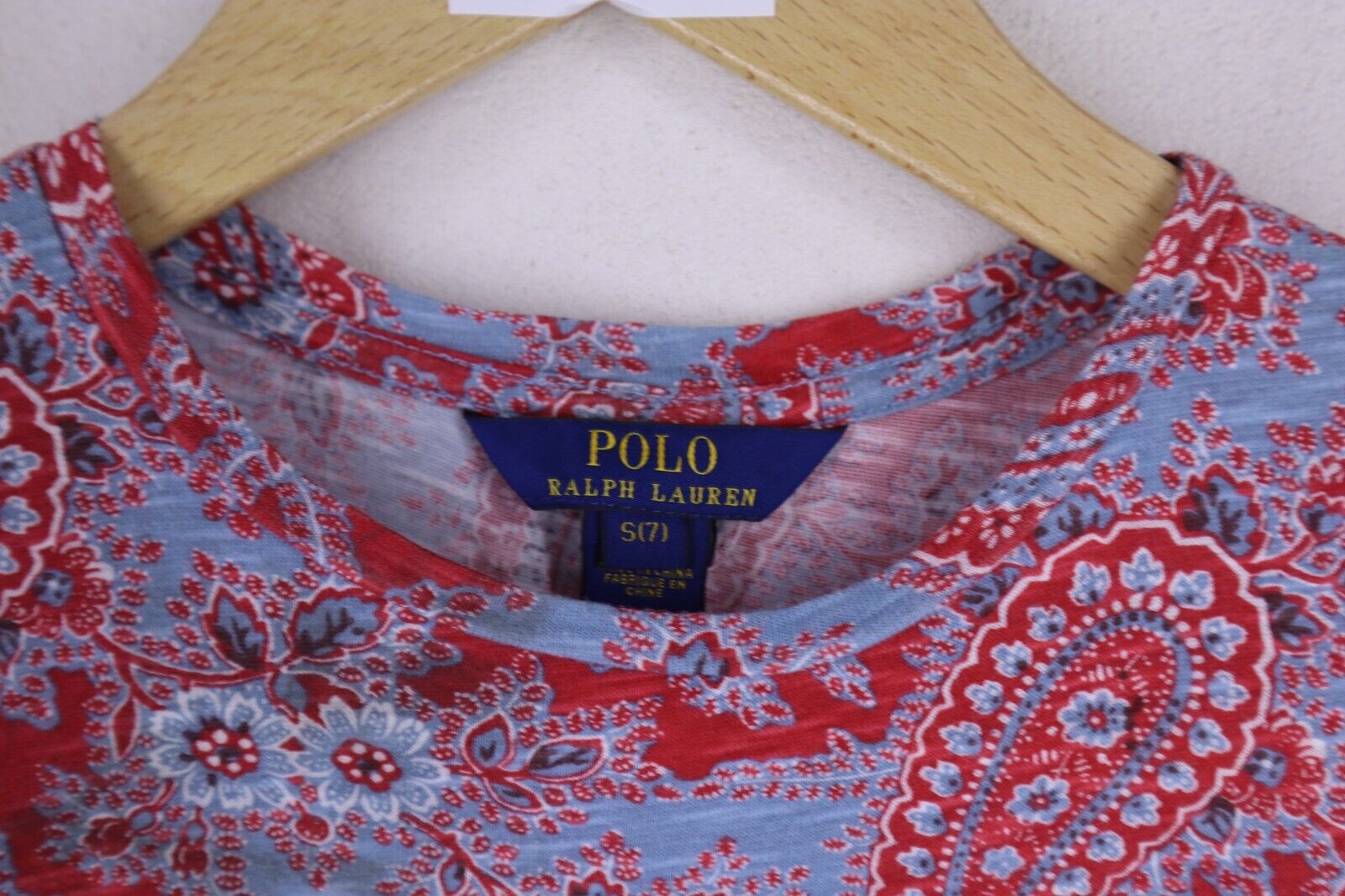 T-Shirt Canotta Ralph Lauren Donna TG S SIZE S Cotone Woman Logo