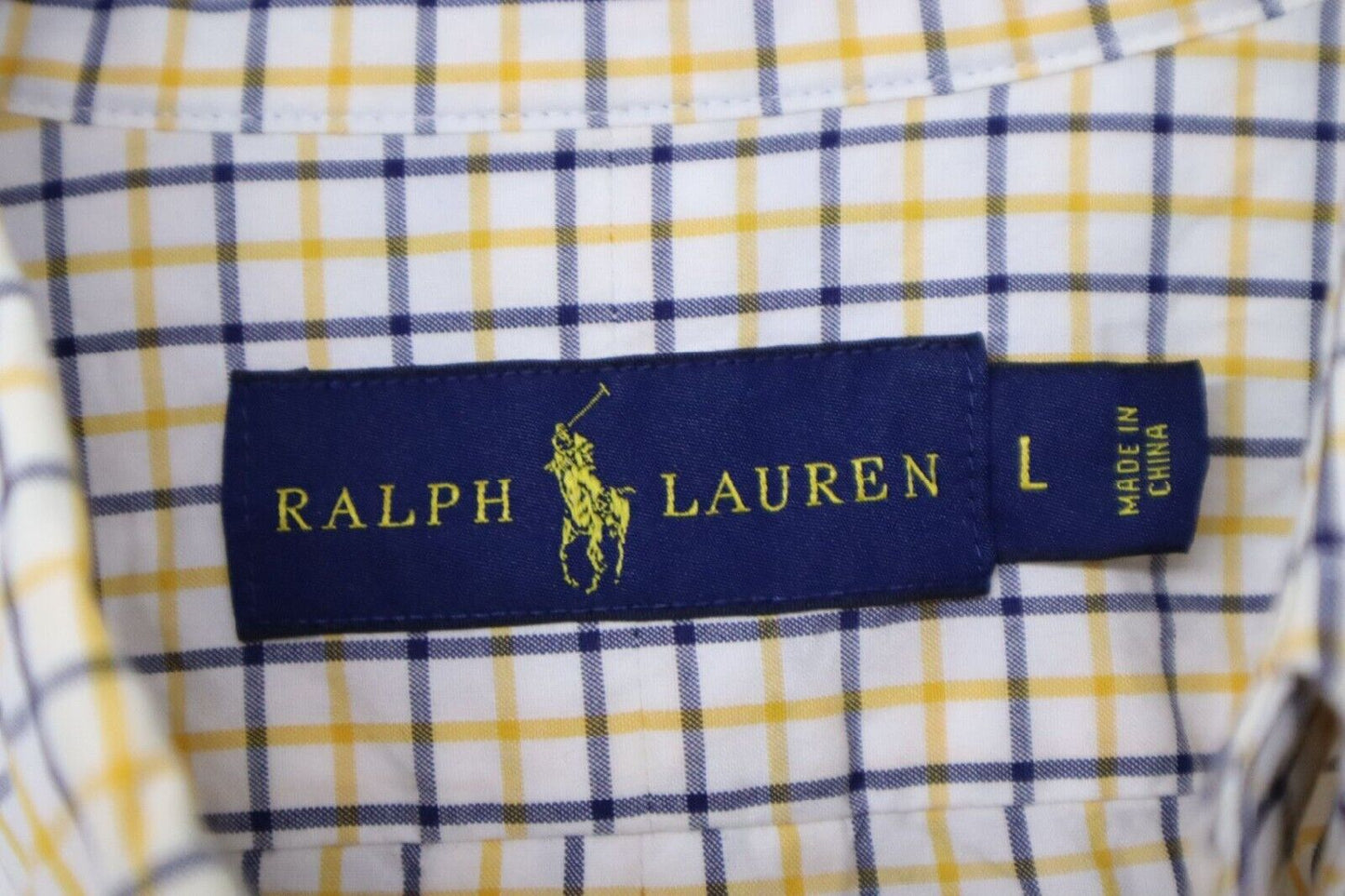 RALPH LAUREN CAMICIA UOMO MAN SHIRT TG.L