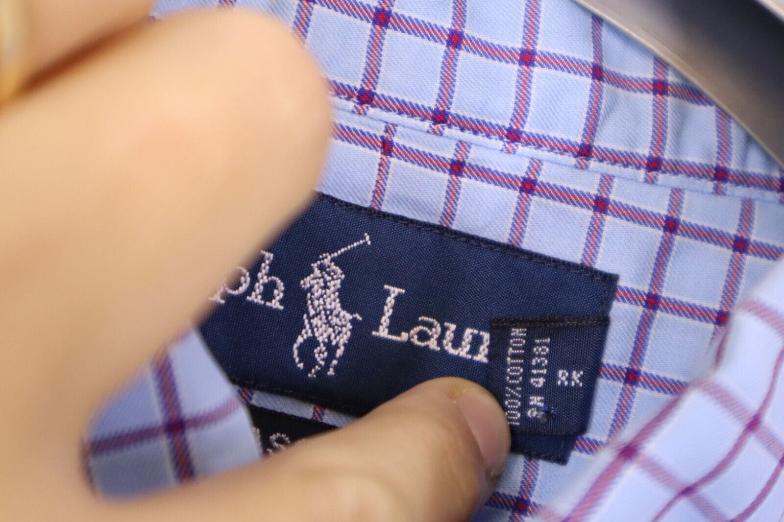 RALPH LAUREN CAMICIA UOMO MAN SHIRT TG.L