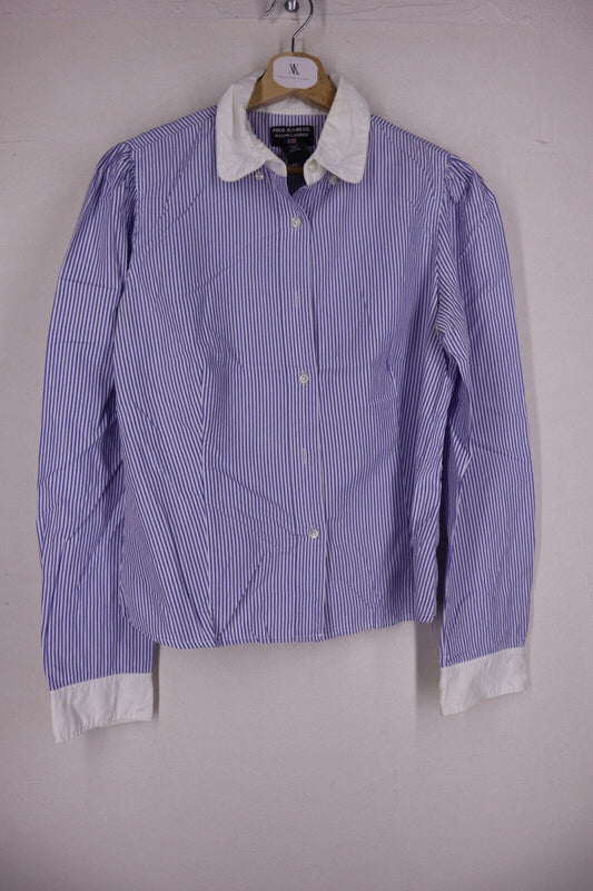 RALPH LAUREN CAMICIA DONNA TG M SIZE M WOMAN CASUAL OXFORD VINTAGE SHIRT