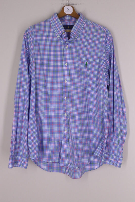 RALPH LAUREN CAMICIA UOMO MAN SHIRT TG.L