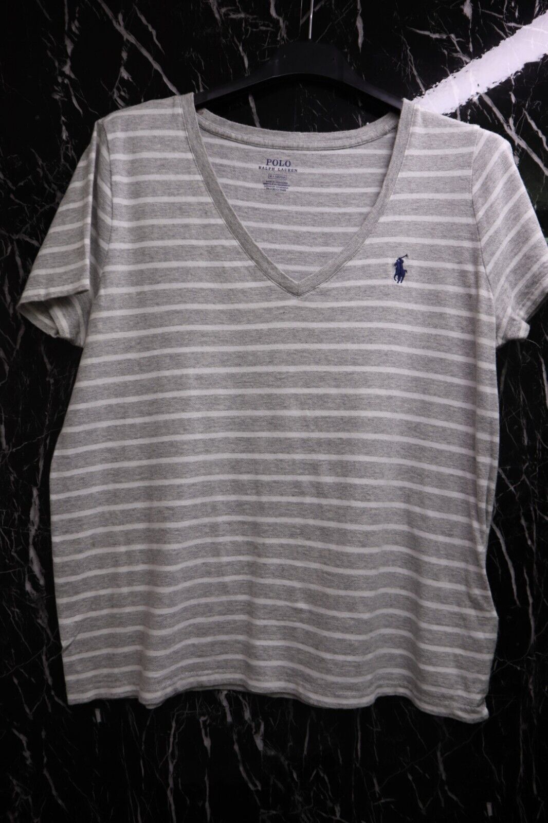 T-Shirt Ralph Lauren Donna Cotone Woman Logo TG. M