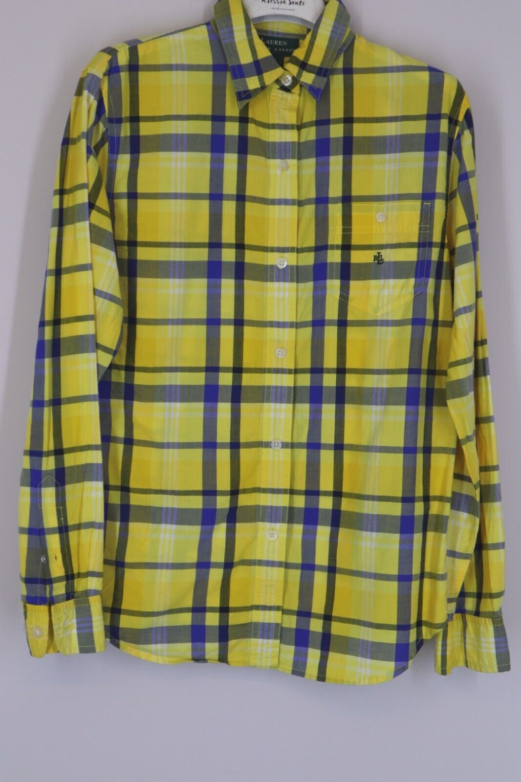 RALPH LAUREN - CAMICIA DONNA TG S SIZE S WOMAN SCOTTISH SHIRT