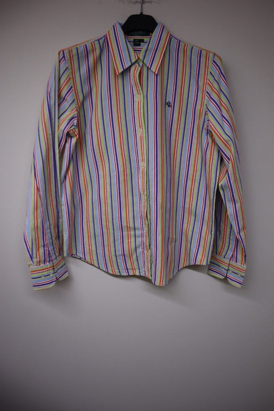 RALPH LAUREN CAMICIA DONNA TG S SIZE S WOMAN CASUAL OXFORD VINTAGE SHIRT