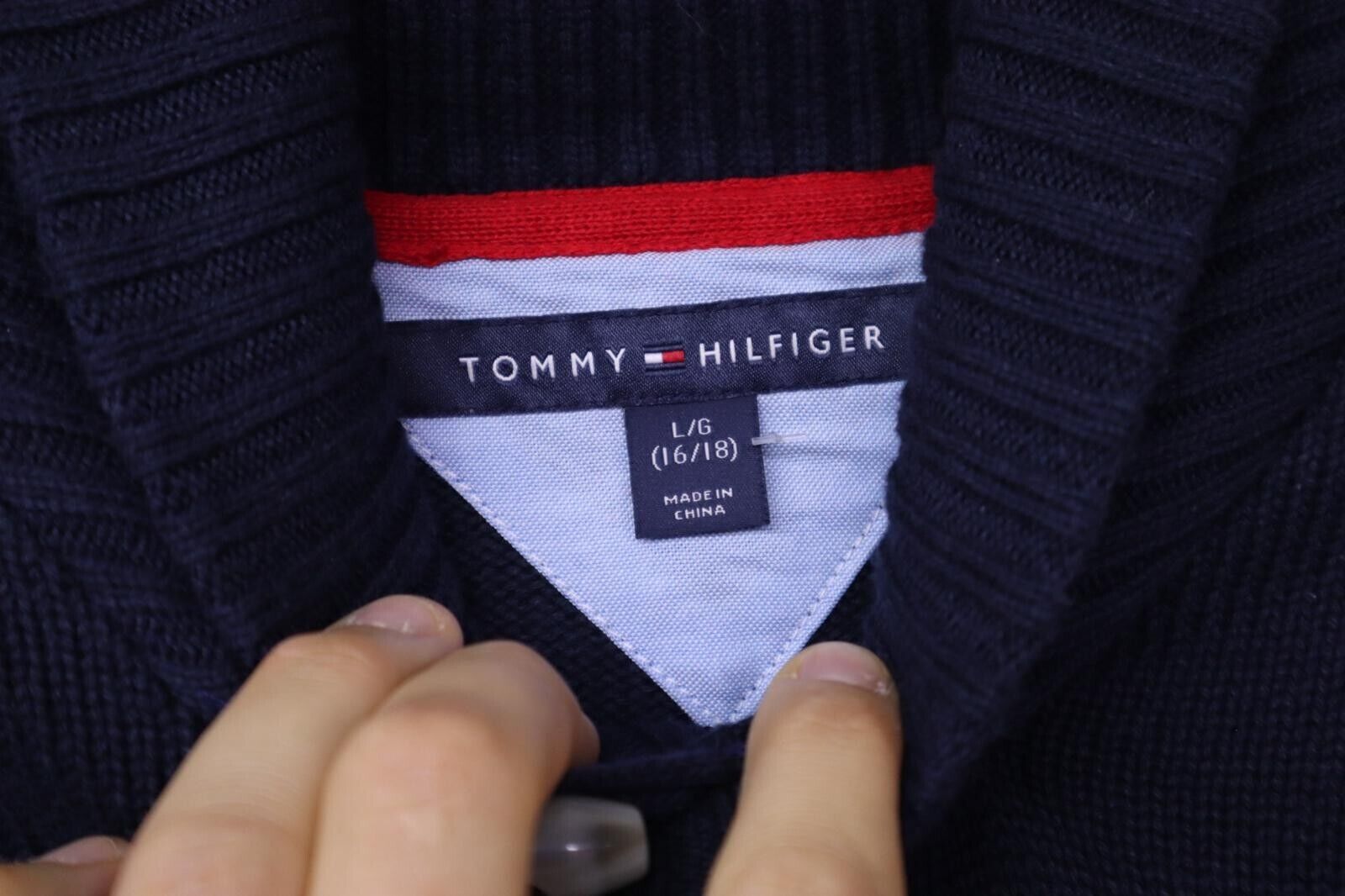 Tommy Hilfiger - Maglione Pullover Teen 16-18 TG.L