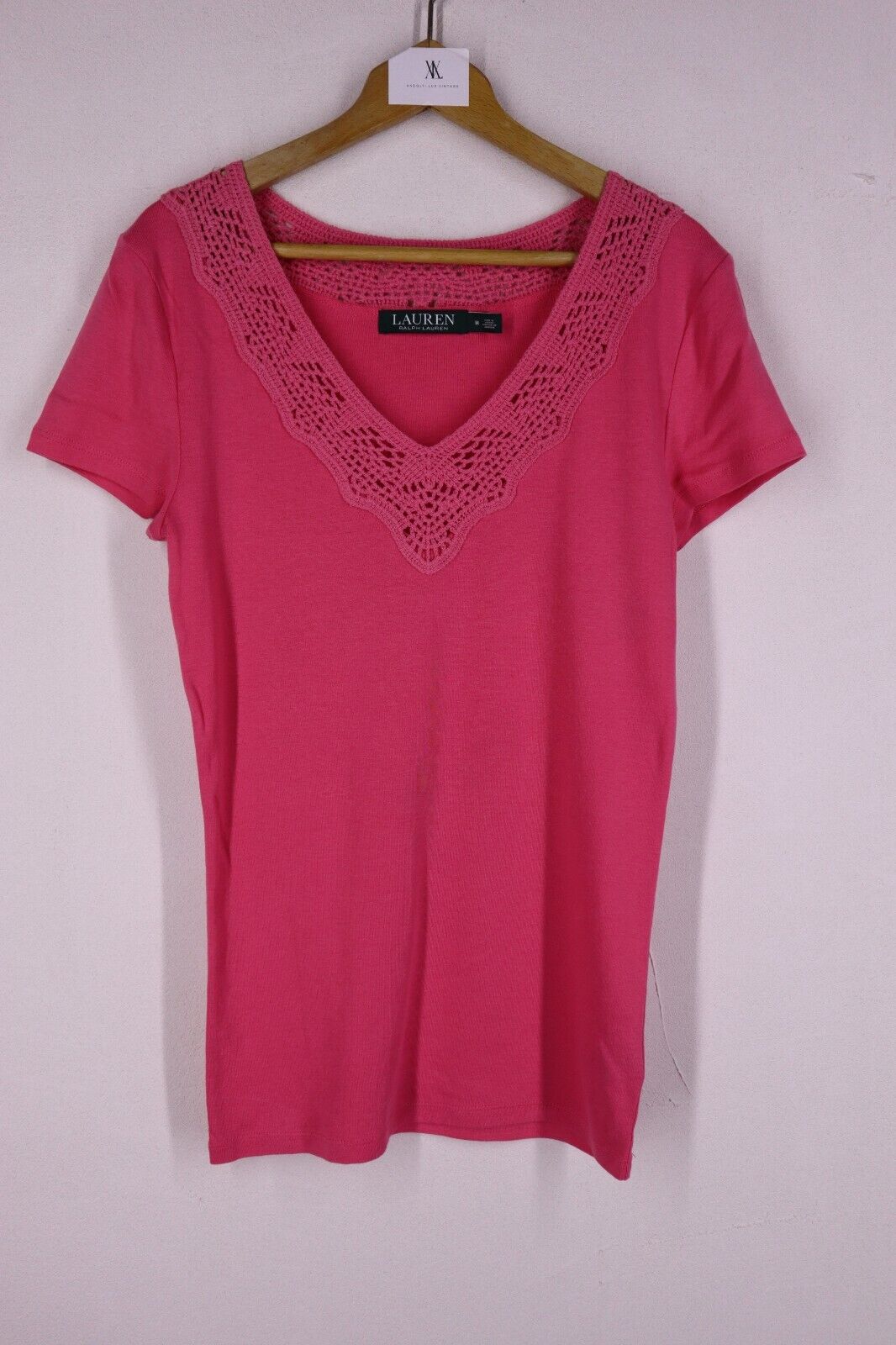 Ralph Lauren Donna - T-Shirt Donna Woman TG M SIZE M Manica Corta