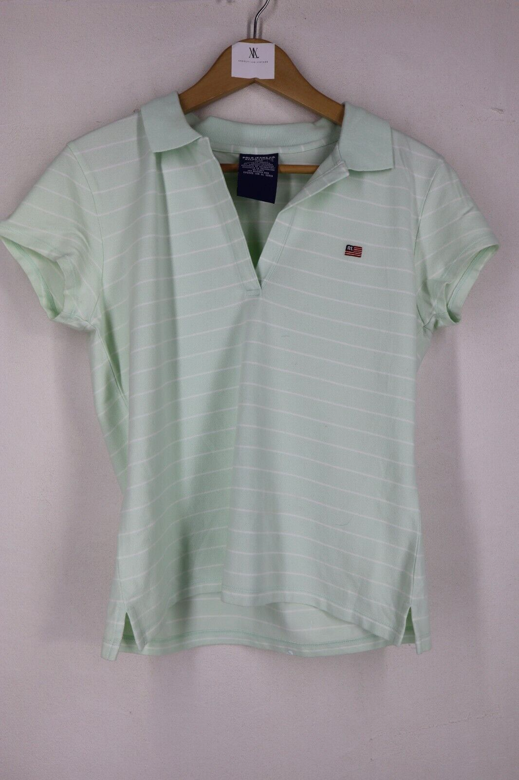 Ralph Lauren - T-Shirt POLO Donna Cotone Woman Logo TG L SIZE L