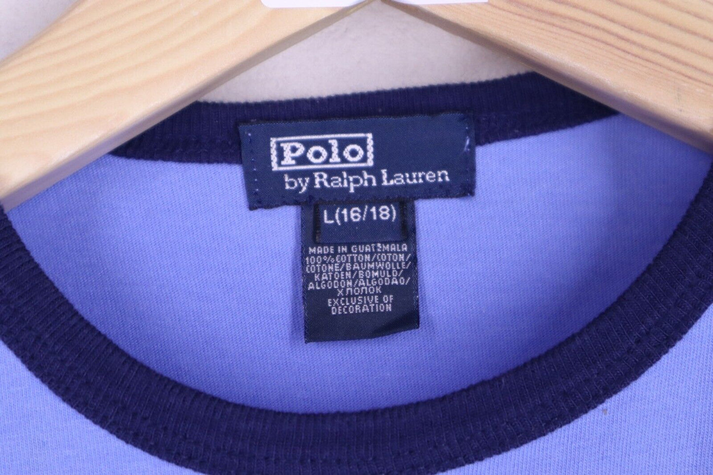 Polo Ralph Lauren T-Shirt Man Uomo TG L 16-18Y