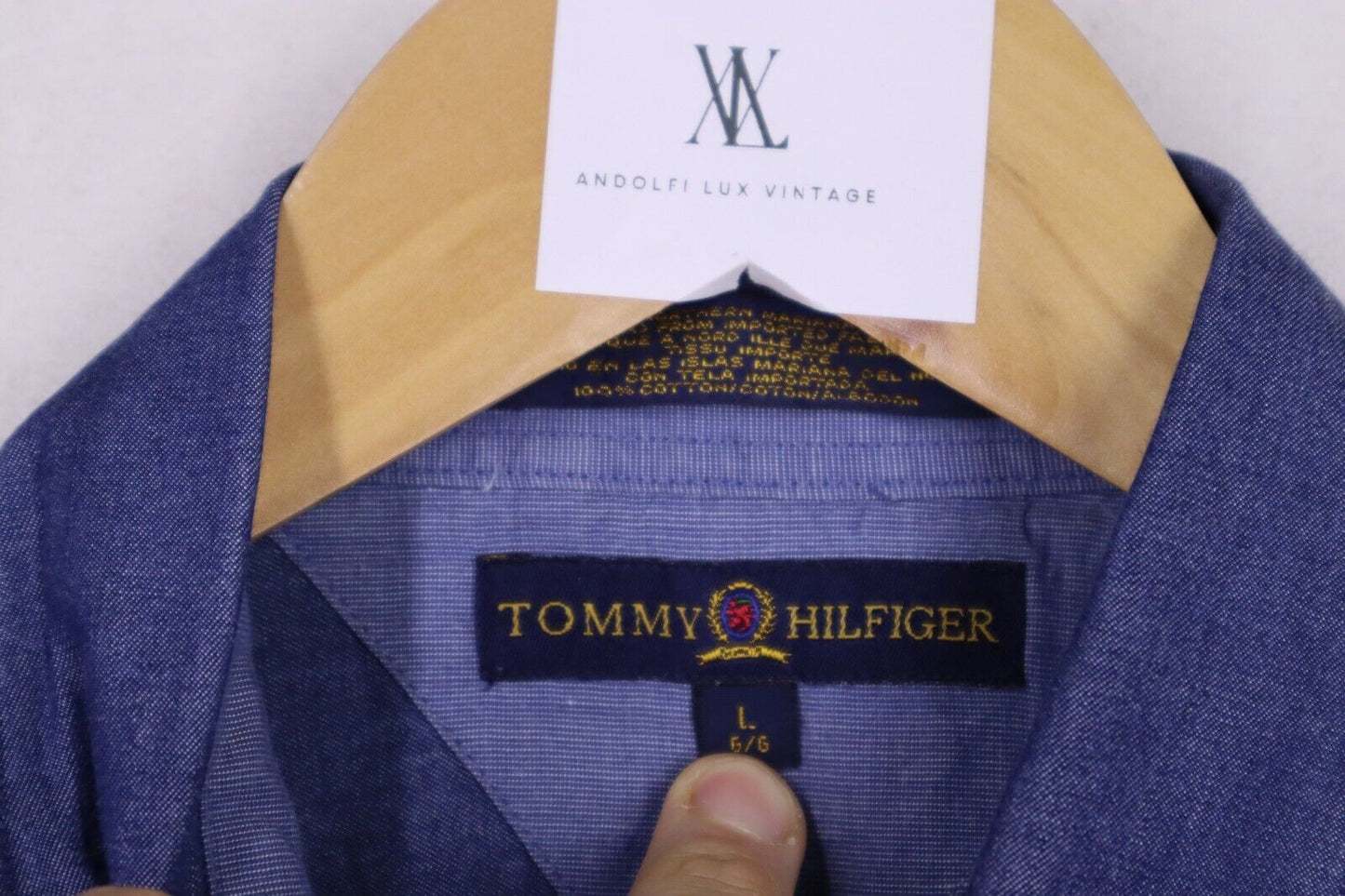 Tommy Hilfiger - CAMICIA UOMO MAN SHIRT SIZE L TG L SIZE 16 1/2