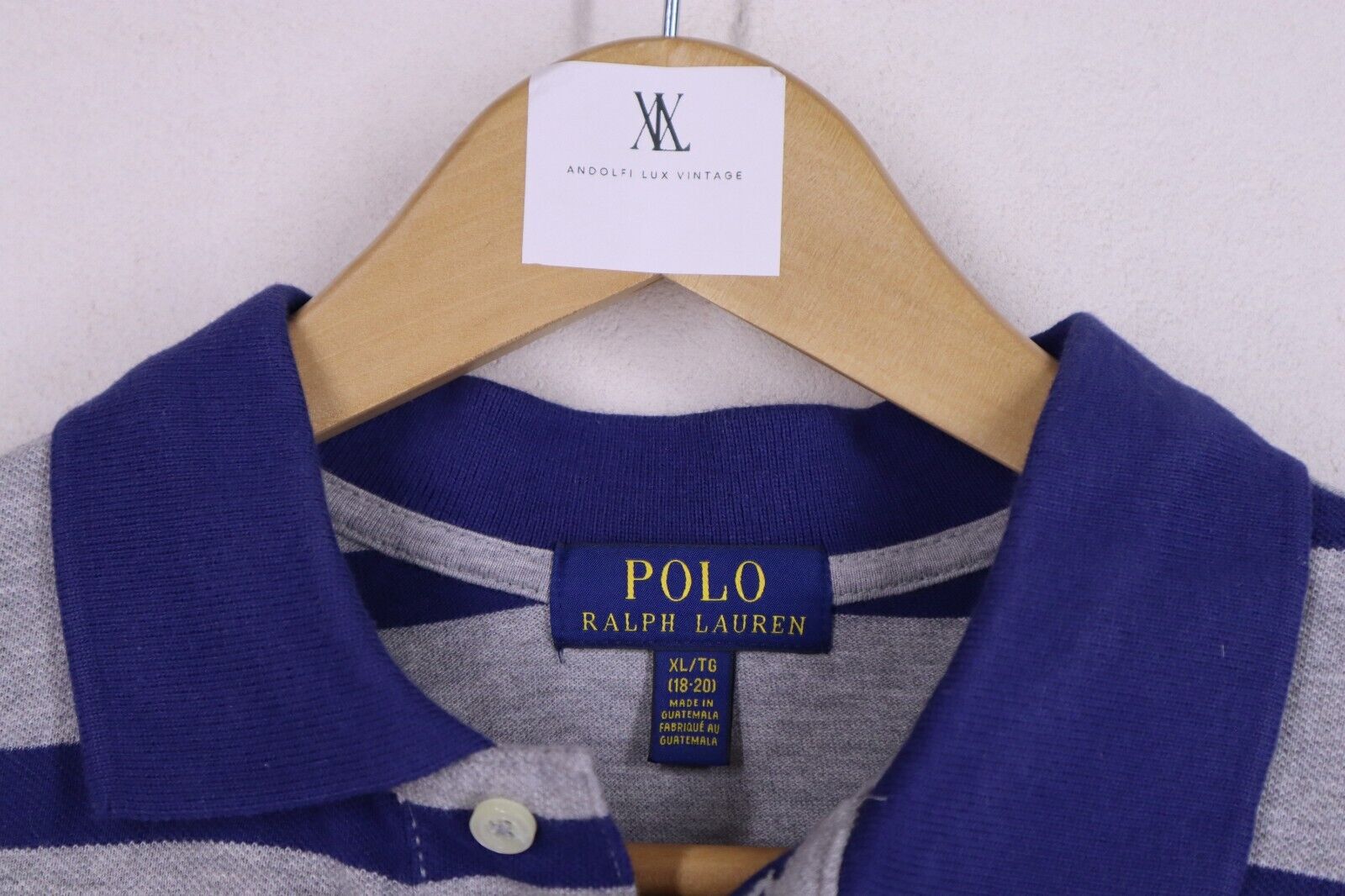 Polo Ralph Lauren T-Shirt Man Uomo TG XL 18-20Y