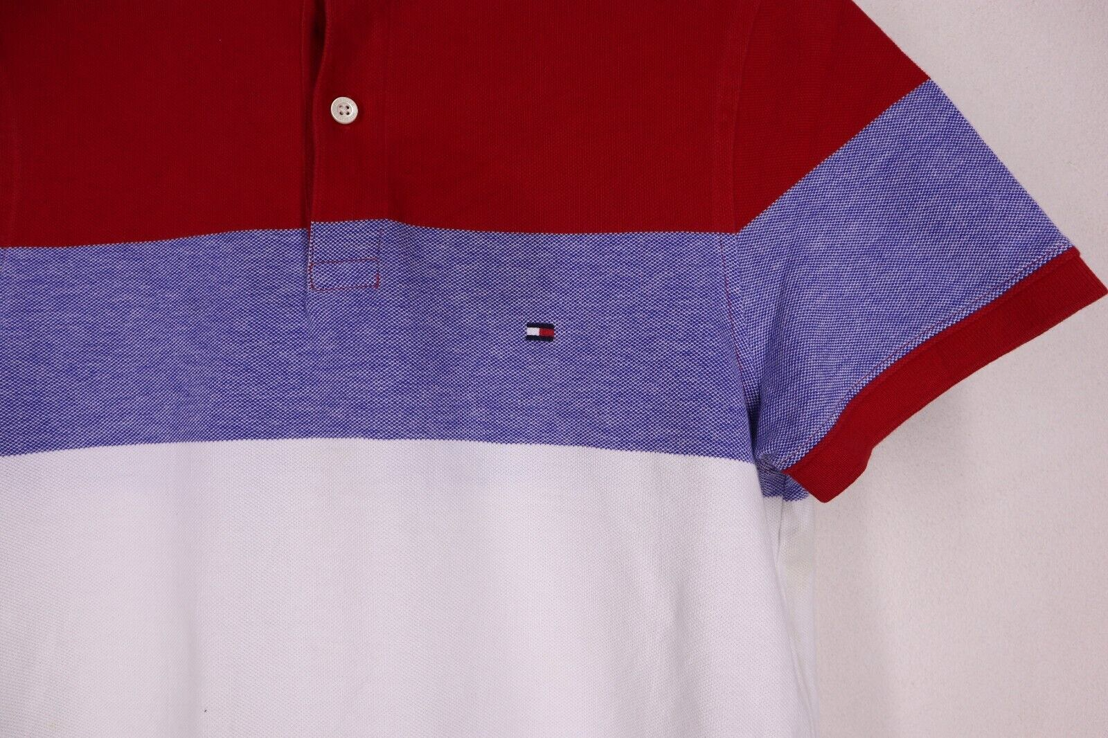 Tommy Hilfiger - T-shirt POLO Uomo TG M SIZE M cotone Custom Fit