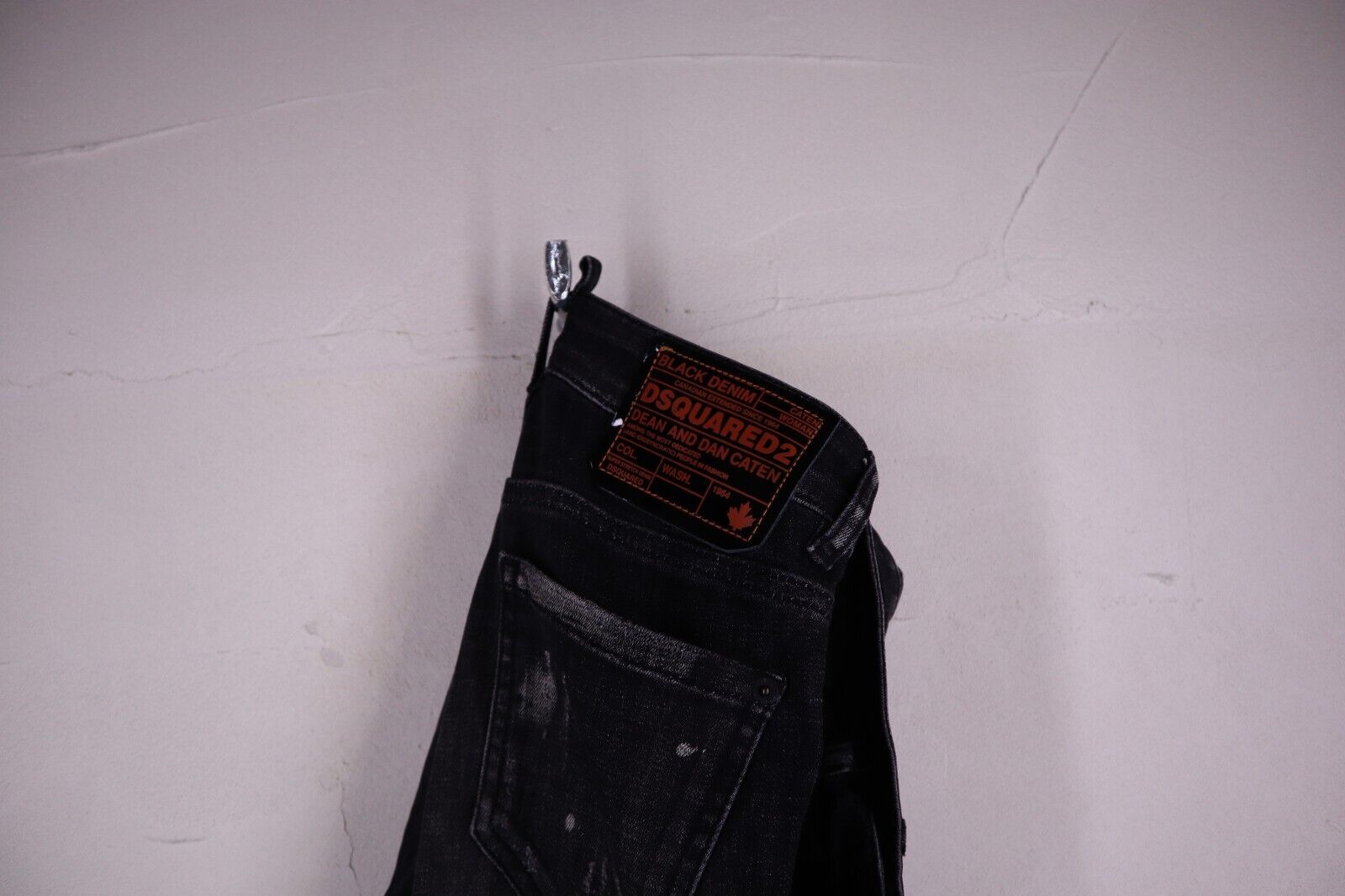 Dsquared 2 Jeans Donna Taglia 38 Scuri Slim Aderenti Doppia Chiusura Made Italy