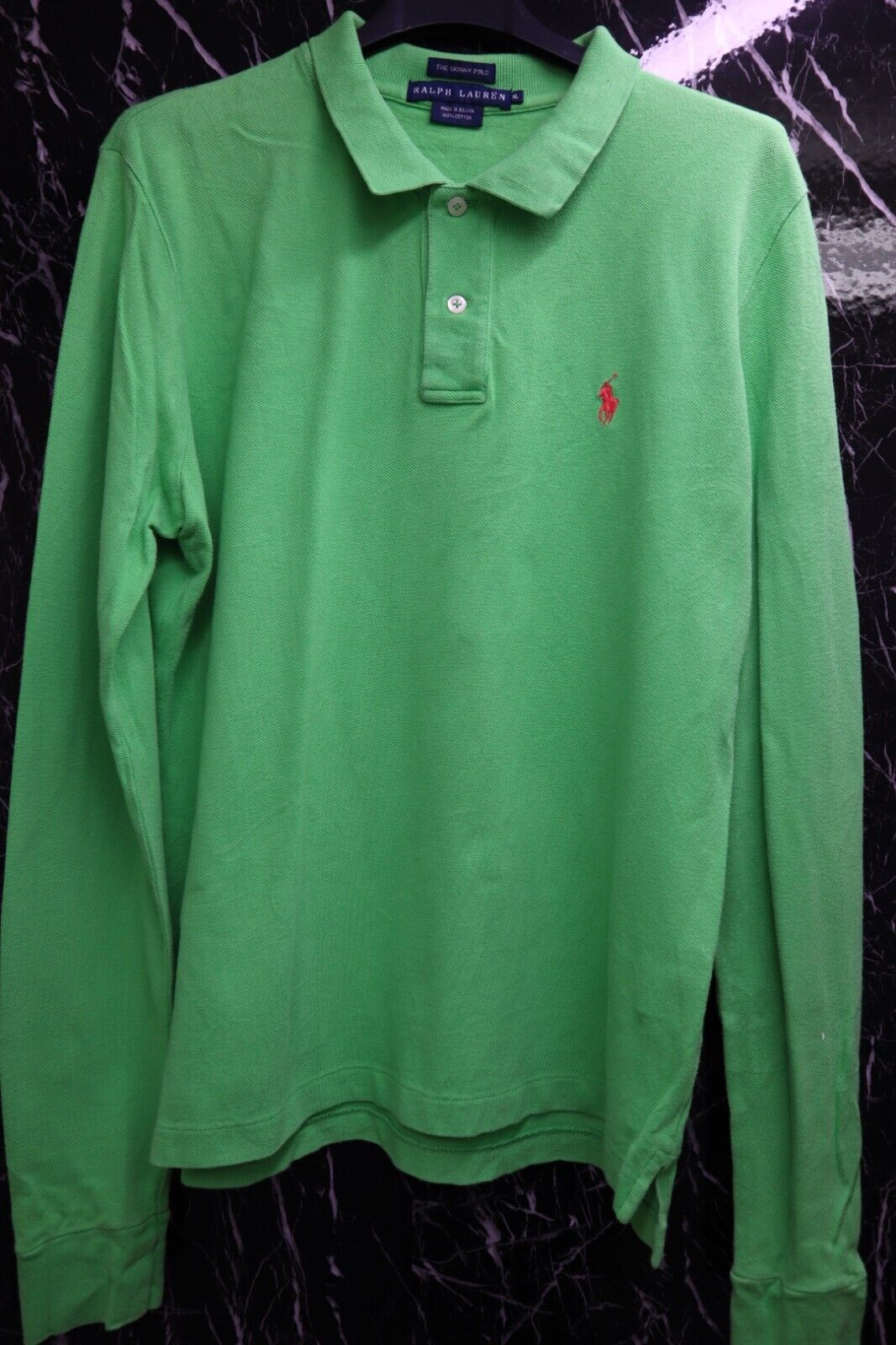 Ralph Lauren Donna - Polo a Maniche Lunghe Cotone Woman Logo TG. XL