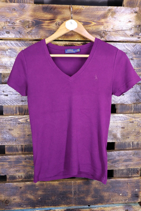 Ralph Lauren - T-Shirt Donna Cotone Woman Logo TG M SIZE M Manica Corta