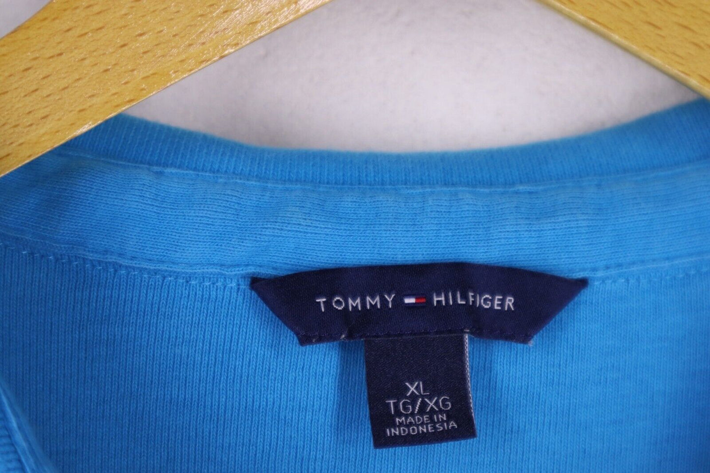 TOMMY HILFIGER POLO T-Shirt Logo maglietta donna WOMAN TG XL con manica corta