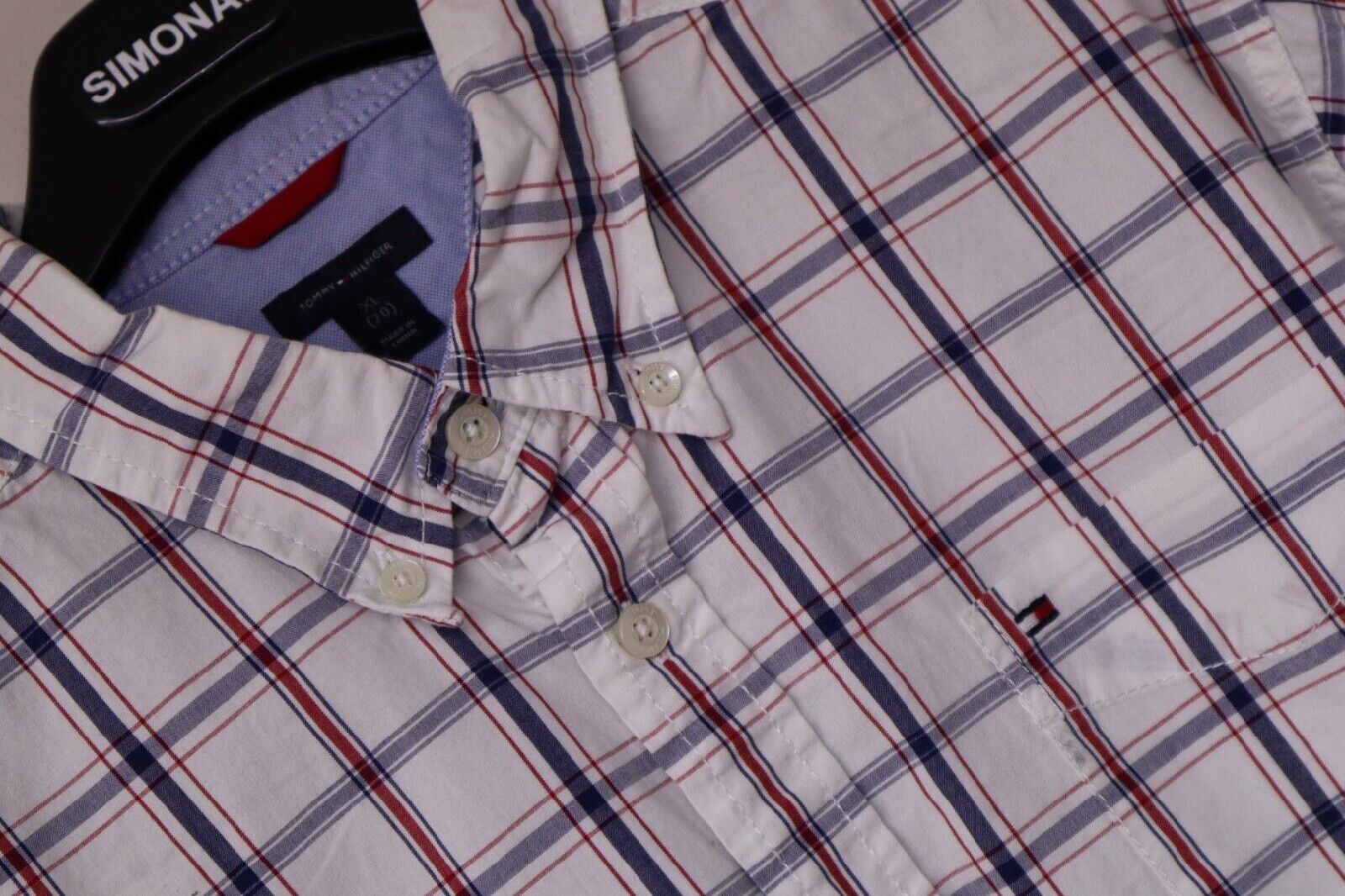 TOMMY HILFIGER CAMICIA UOMO MAN SHIRT TG.XL AGE 18-20