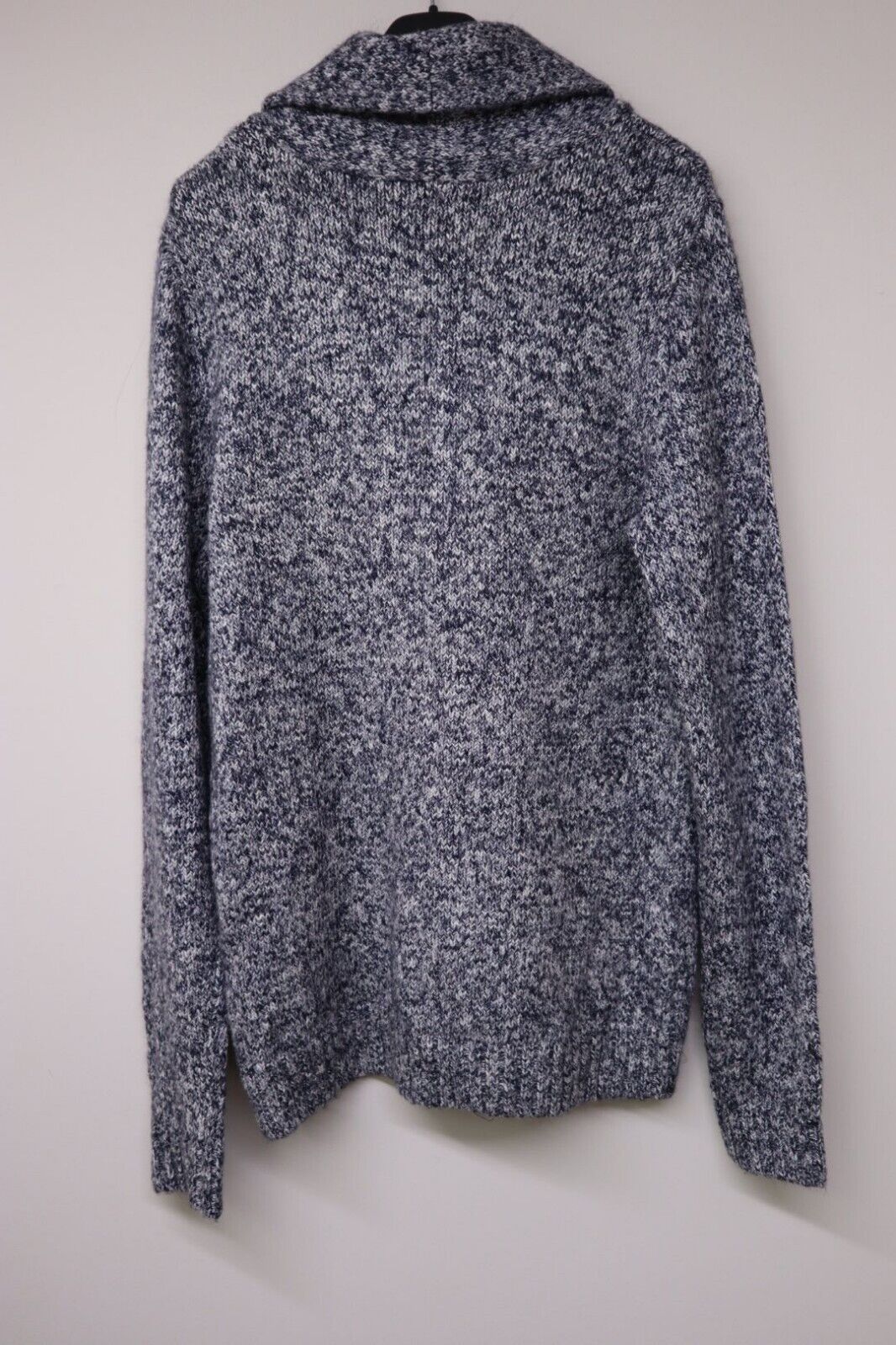 Tommy Hifiger - Donna Taglia L Grigio Maglioncino Cardigan In Cotone Sweater