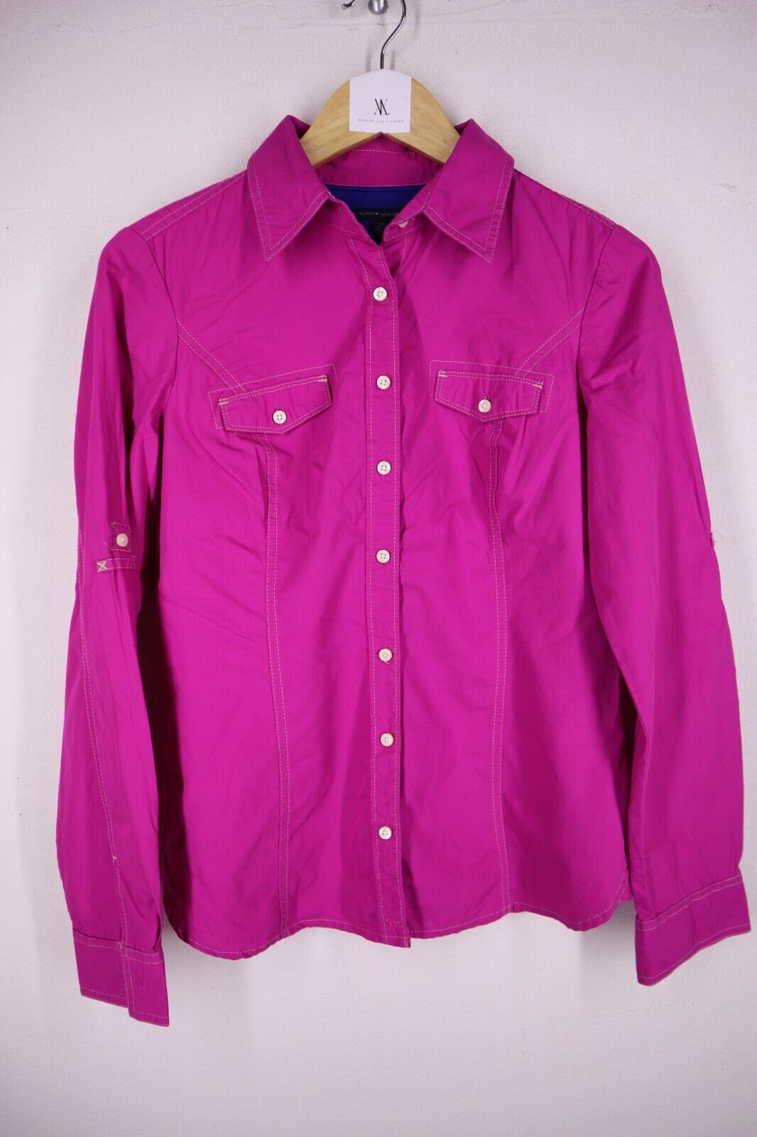 TOMMY HILFIGER CAMICIA DONNA WOMAN SHIRT TG S SIZE S