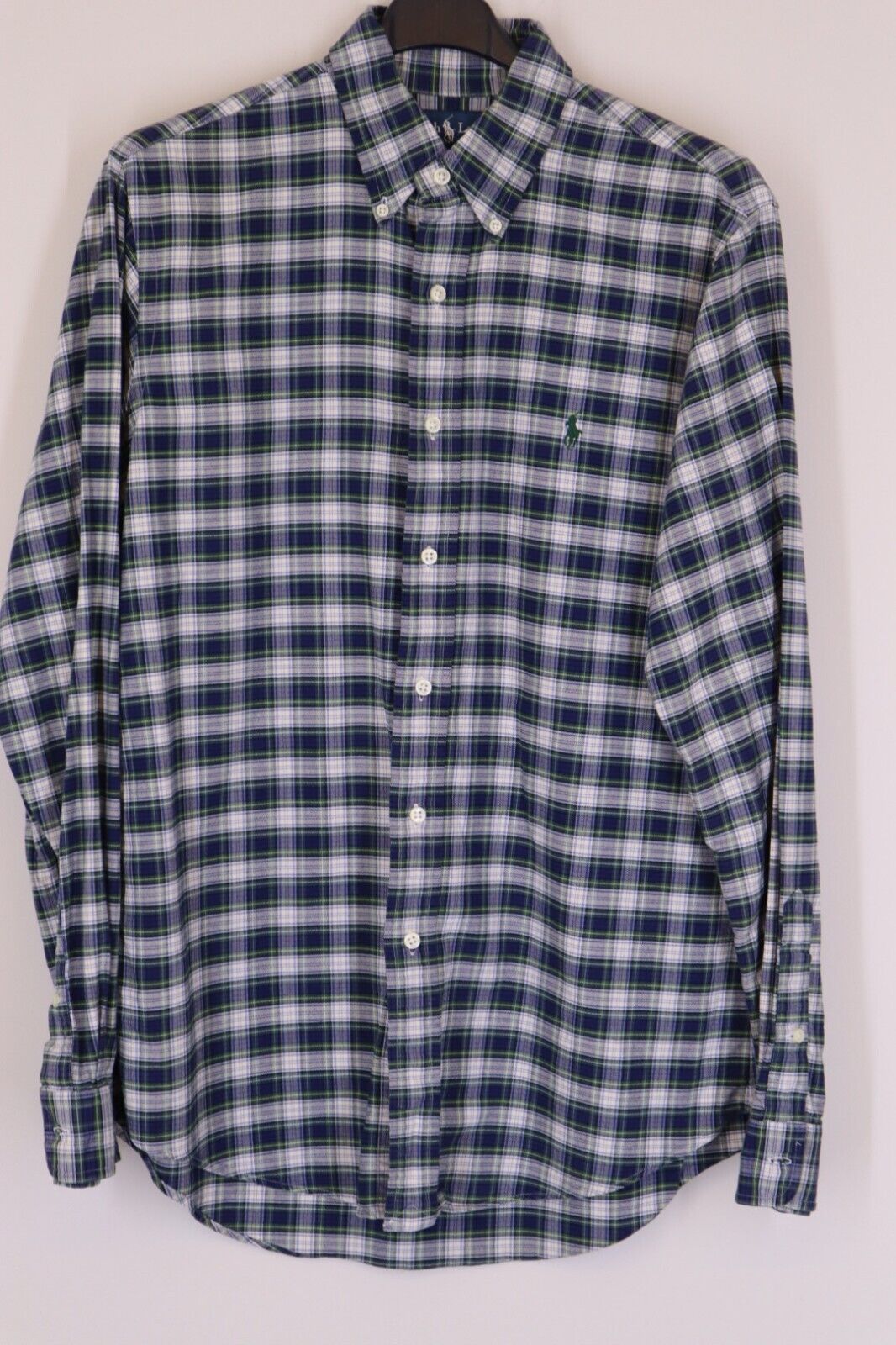 RALPH LAUREN CAMICIA UOMO MAN SHIRT TG.M COSTUM FIT SIZE M