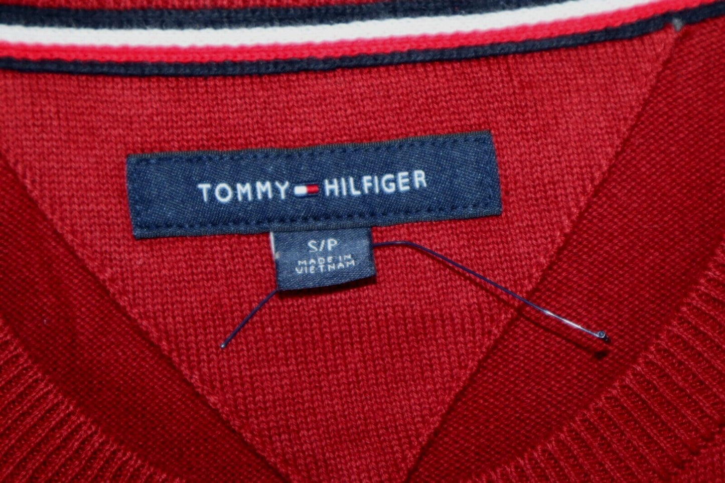 Maglione Tommy Hilfiger Uomo Taglia S Maglioncino Pullover Cotone Logo