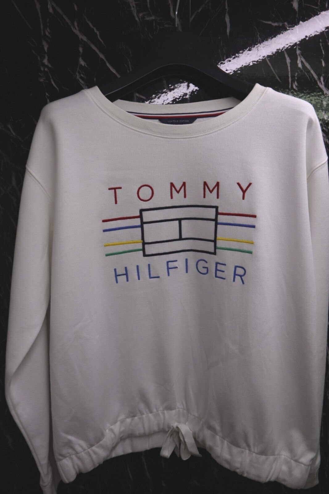 TOMMY HILFIGER - FELPA DONNA Tg. S WOMAN CASUAL SPORT JACKET SWEATSHIRT