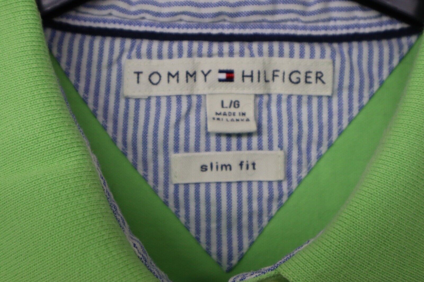 TOMMY HILFIGER T-Shirt Logo maglietta donna TG L SIZE L con manica corta