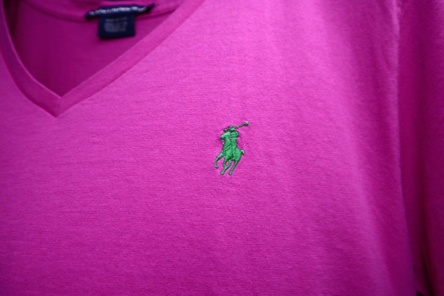 T-Shirt Ralph Lauren Donna Cotone Woman Logo TG. L