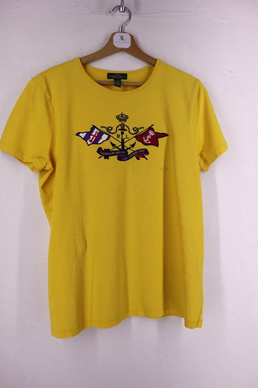 Polo Ralph Lauren - Donna T-Shirt Maglia TG L SIZE L