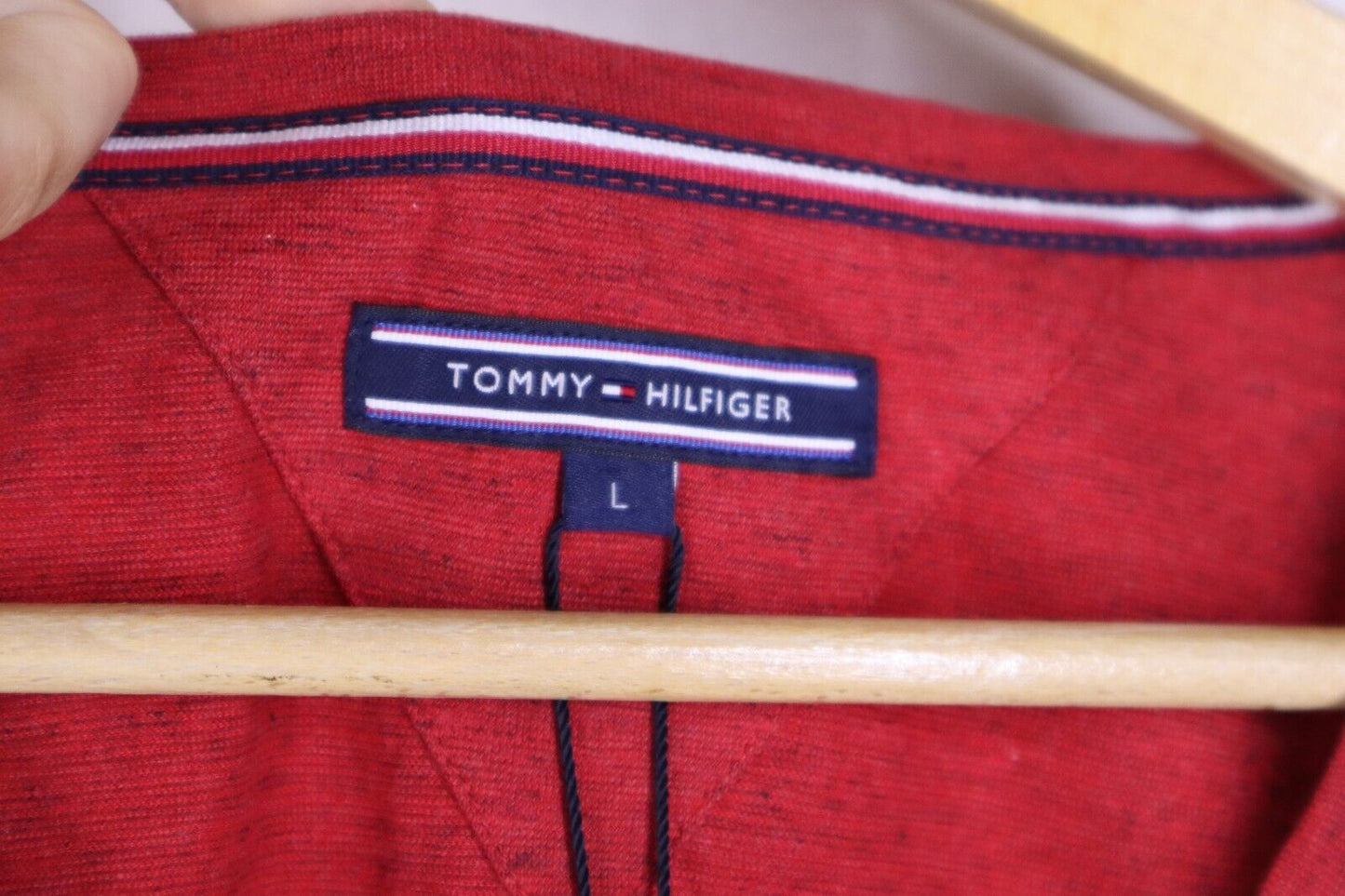 Tommy Hilfiger T-Shirt TG L COLORE ROSSO