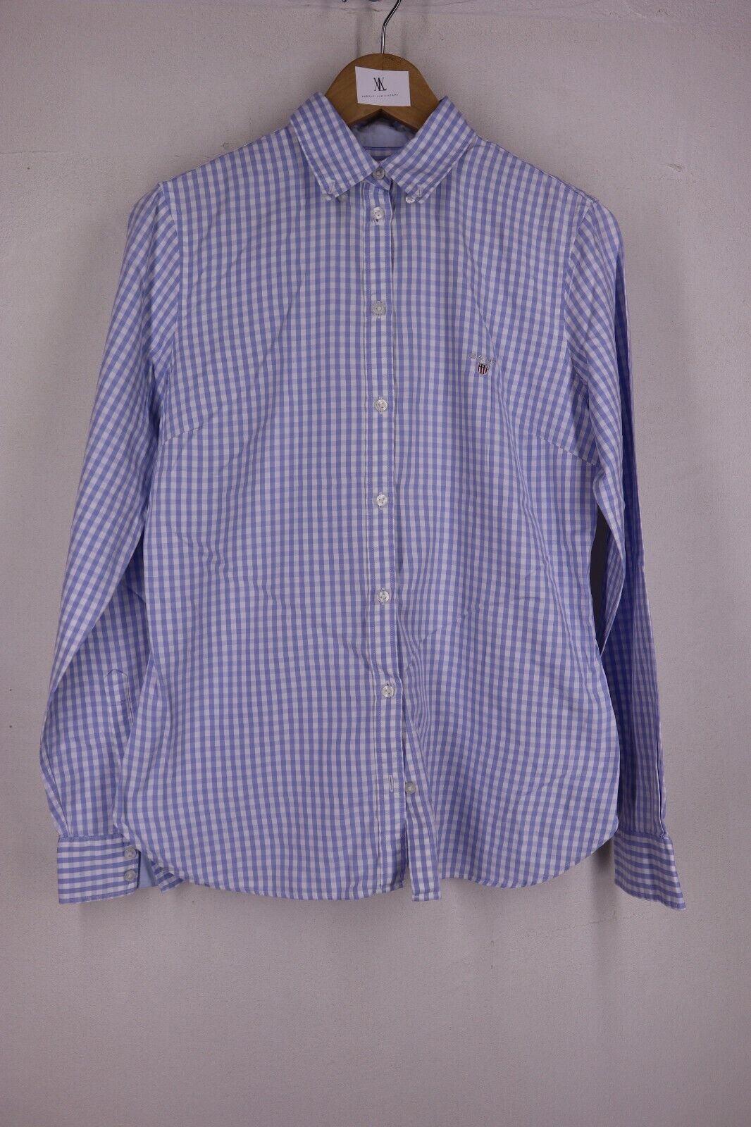 GANT - CAMICIA UOMO Manica lunga REGULAR cotone OXFORD quadri  TG M