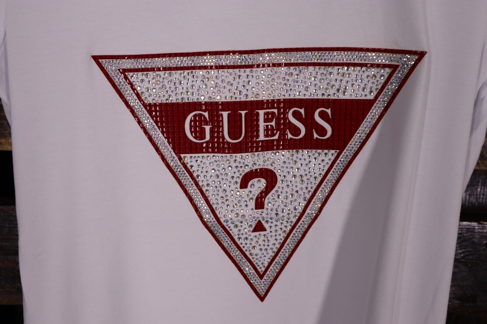 Guess - T-Shirt Donna Cotone Woman Logo TG M SIZE M Manica Corta