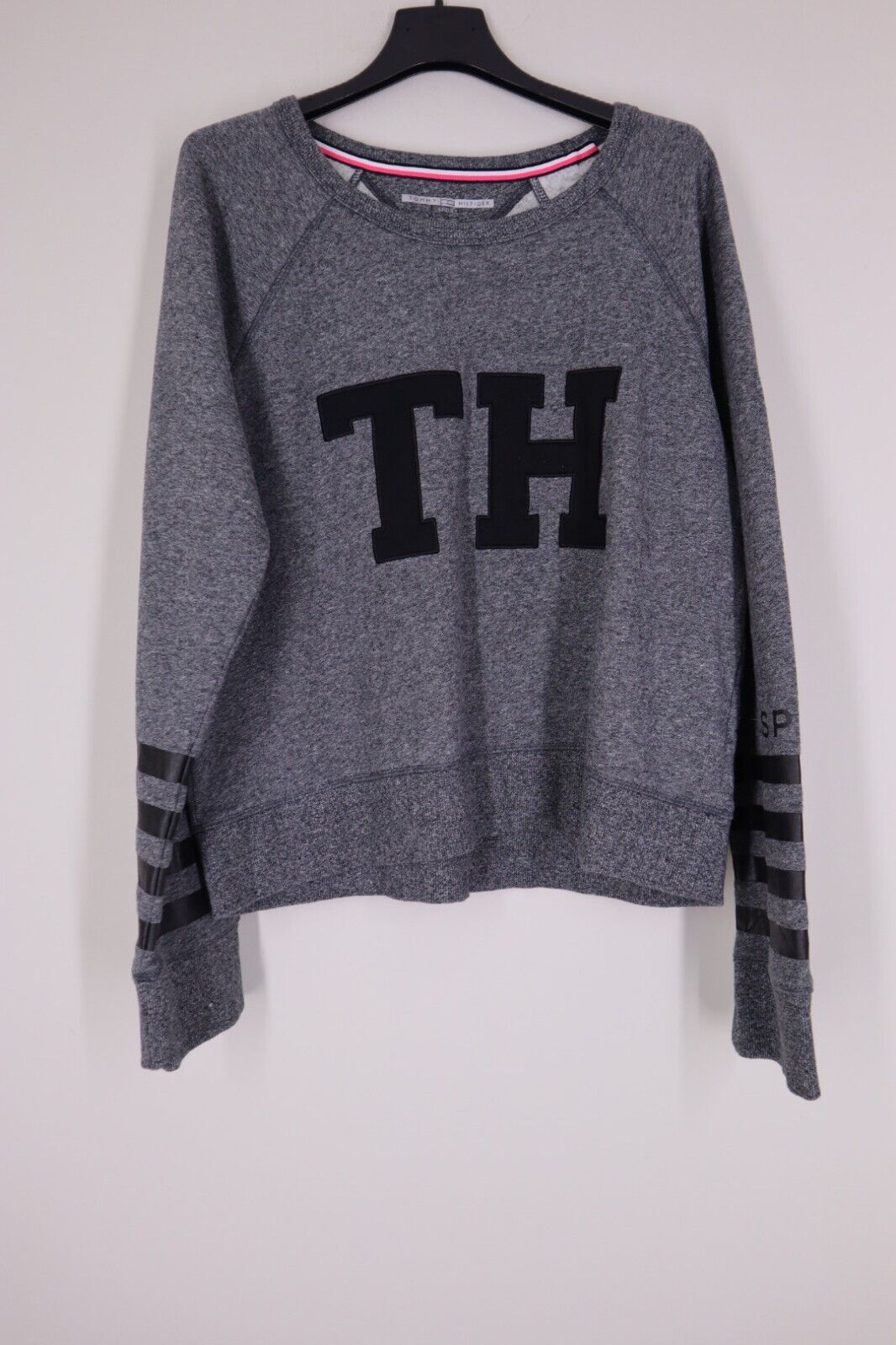 Tommy Hilfiger - Donna TG M SIZE M Maglione Maglioncino Cotone Pullover Logo