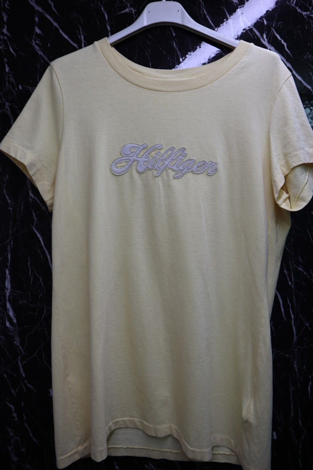 TOMMY HILFIGER T-Shirt Logo maglietta donna WOMAN TG L SIZE L con manica corta