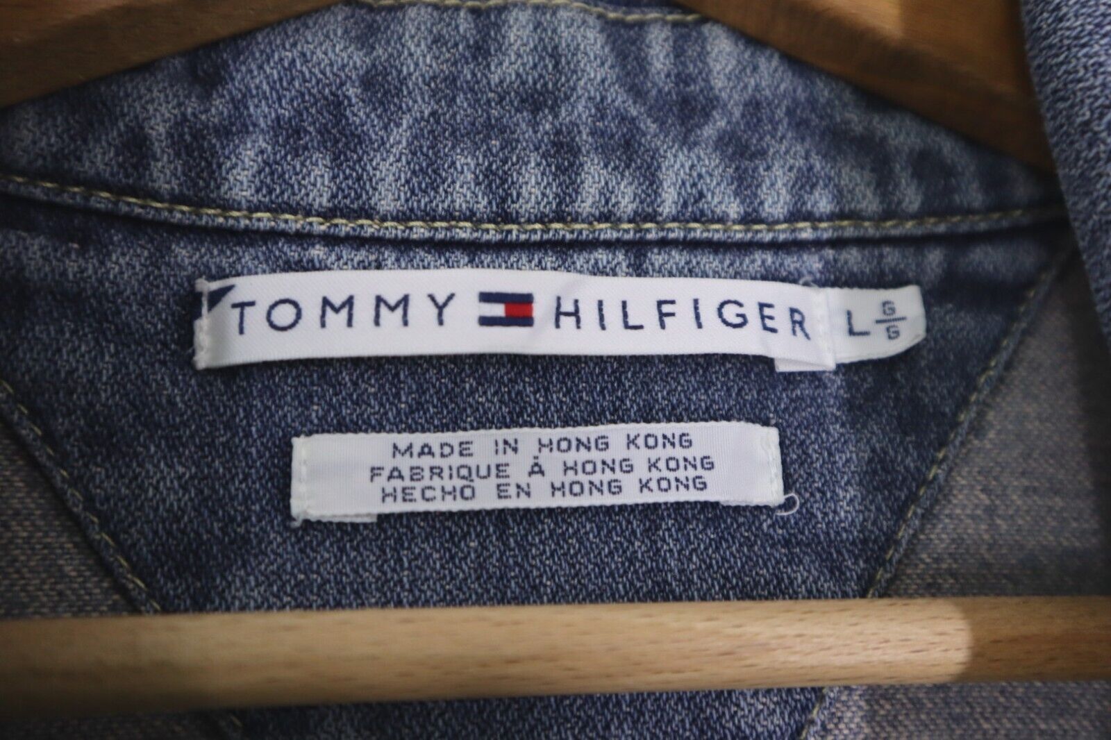 TOMMY HILFIGER DONNA - Giacca Jeans Denim TG L SIZE L Woaman