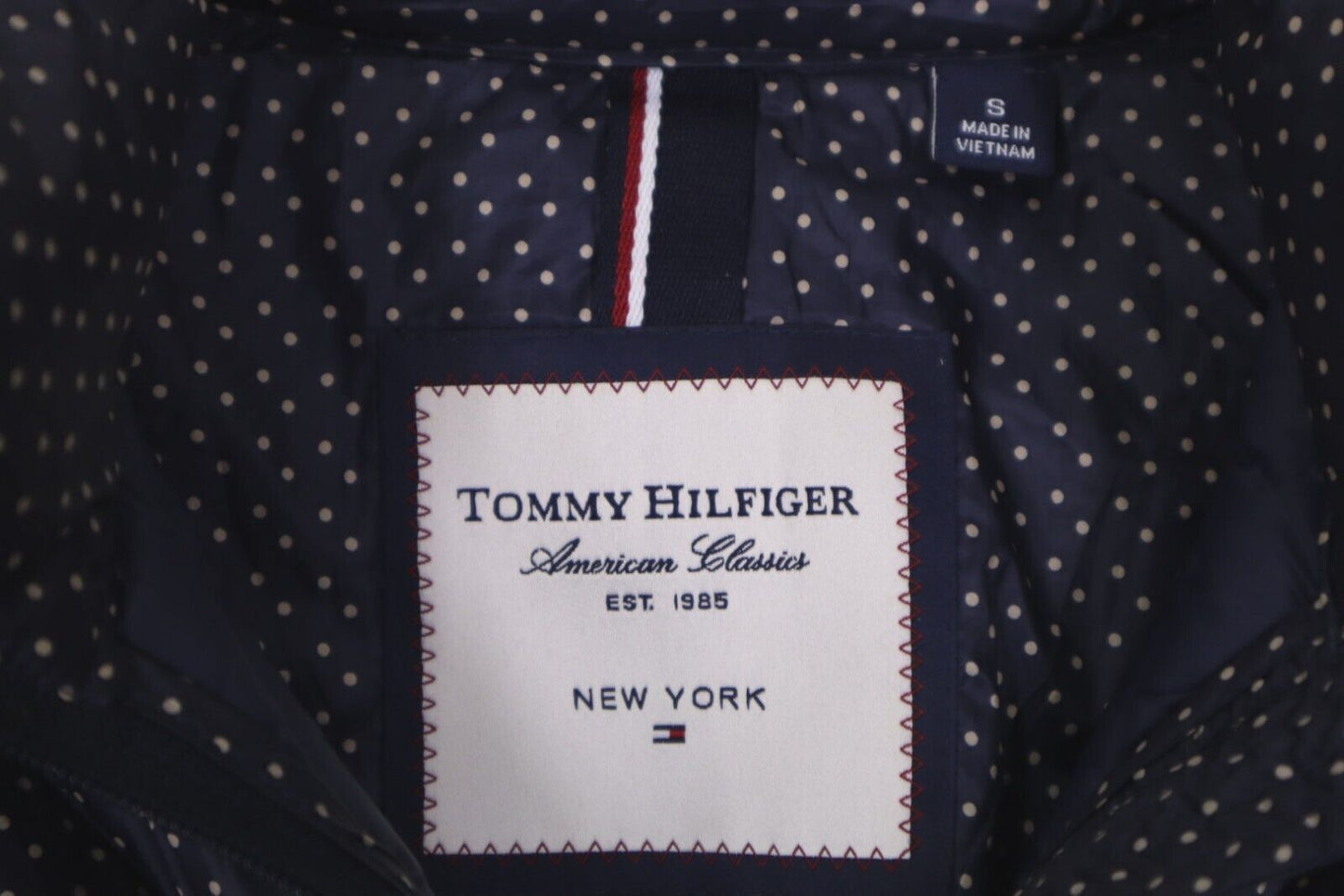 Tommy Hilfiger Giubbotto Donna Taglia S Giubbino Blu Piumino American Inverno