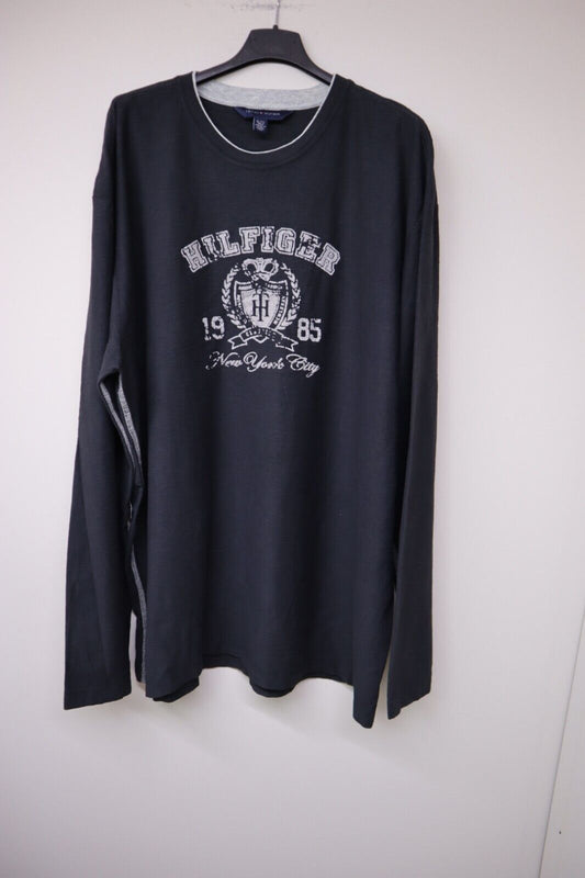 Maglione Tommy Hilfiger Uomo Taglia XL Maglioncino Pullover Cotone Logo