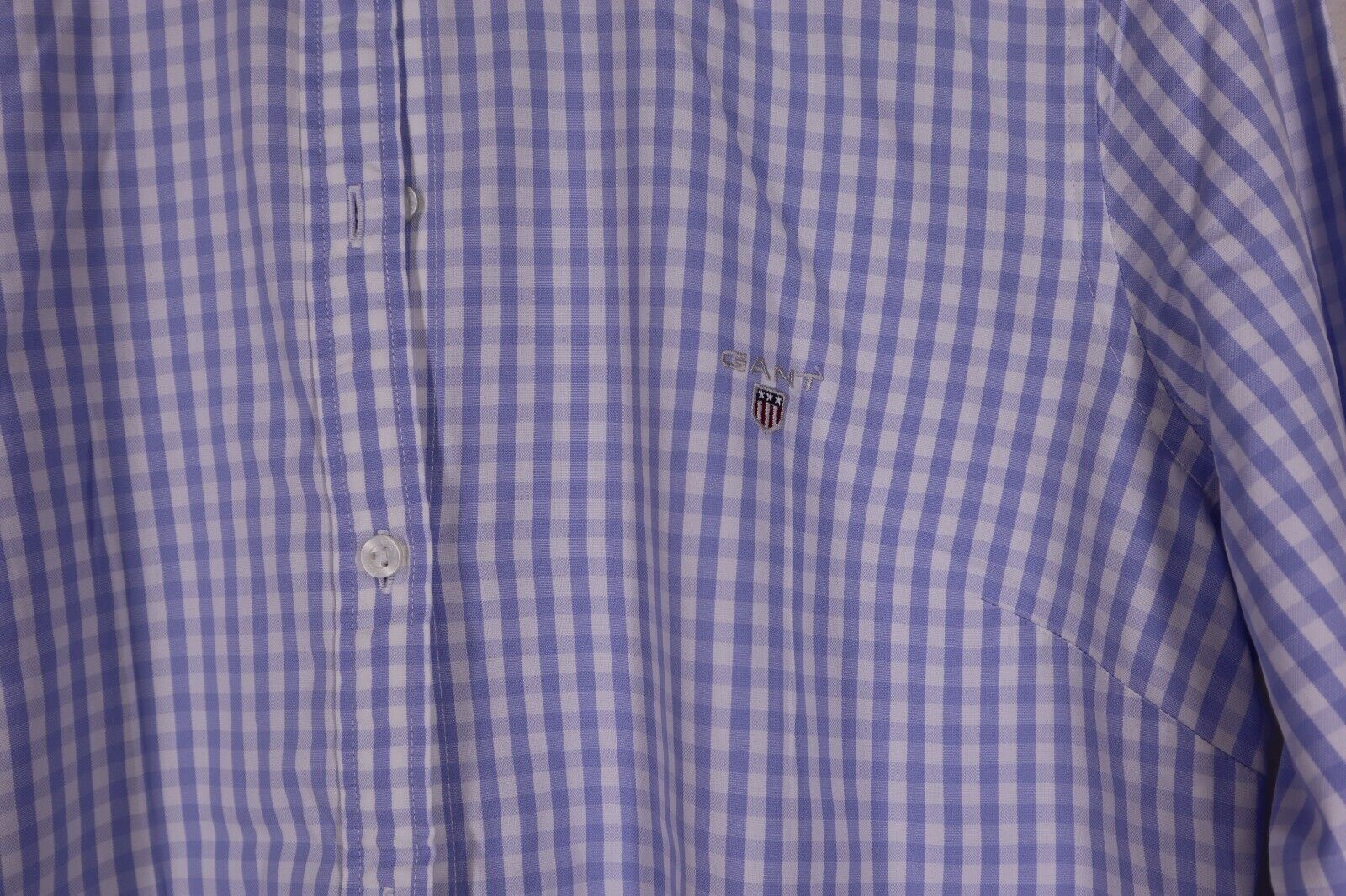 GANT - CAMICIA UOMO Manica lunga REGULAR cotone OXFORD quadri  TG M