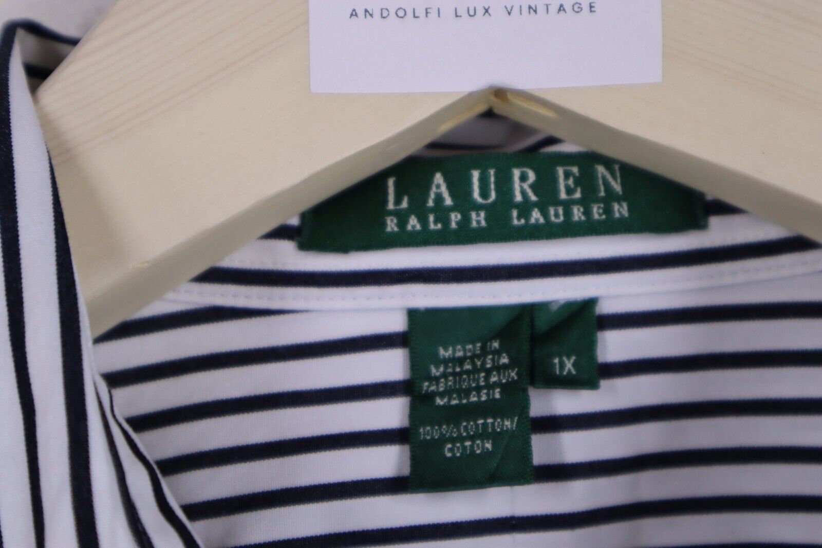 RALPH LAUREN CAMICIA DONNA WOMAN SHIRT TG 1XL SIZE 1XL