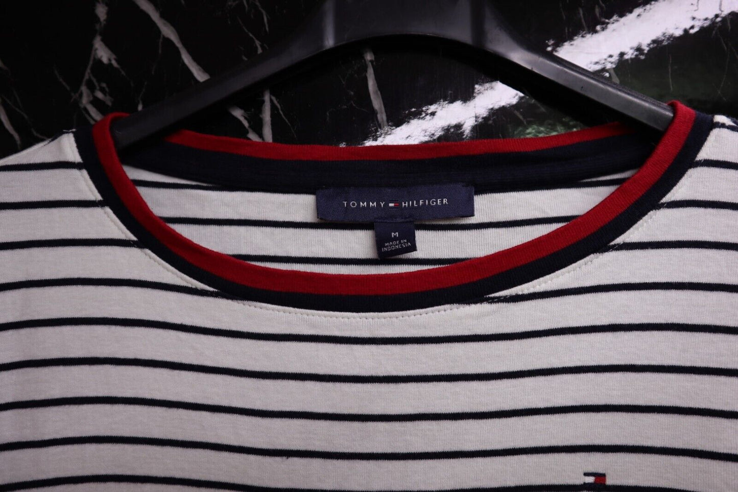 TOMMY HILFIGER T-Shirt Logo maglietta donna WOMAN TG.L con manica corta