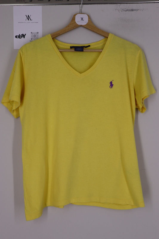 Ralph Lauren - T-Shirt Donna Cotone Woman Logo TG L SIZE L Manica corta 