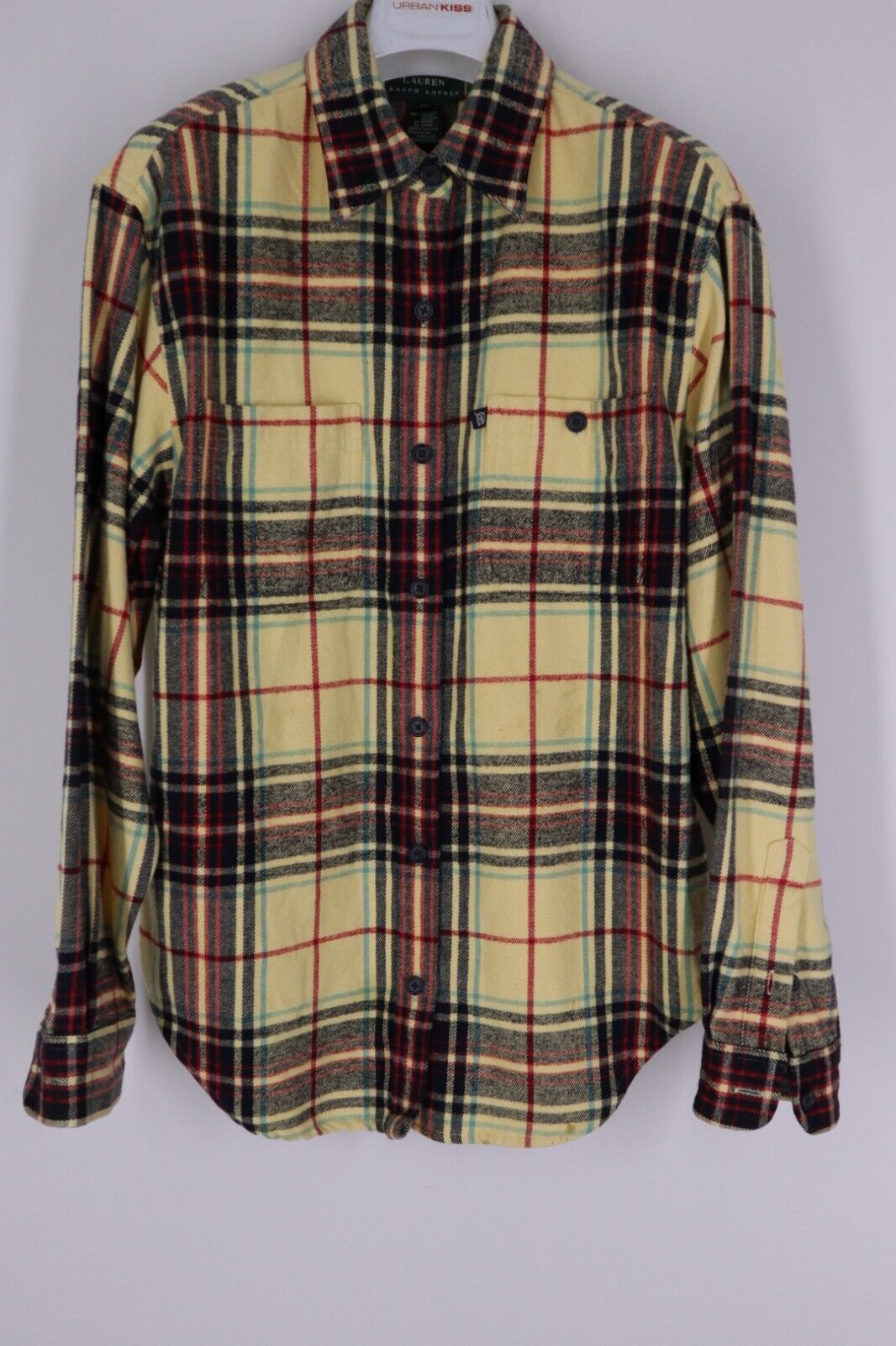 RALPH LAUREN - CAMICIA INVERNALE DONNA TG L SIZE L WOMAN WINTER OXFORD SHIRT