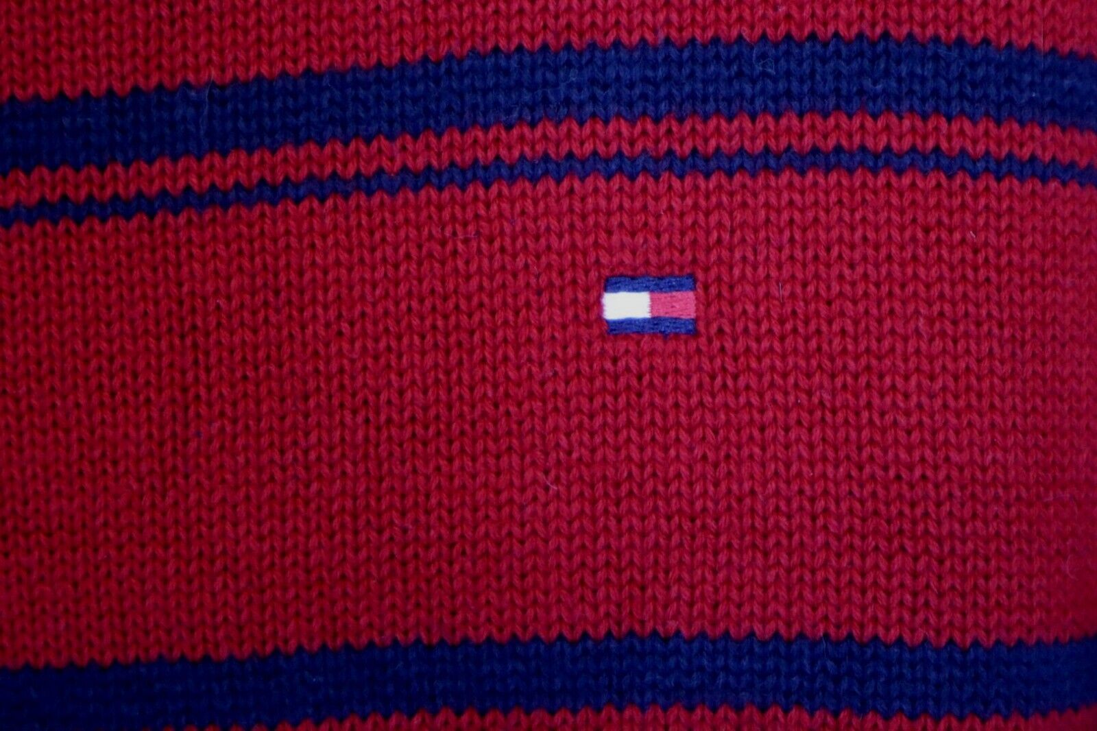 Maglione Tommy Hilfiger Uomo Taglia M Maglioncino Pullover Cotone Logo