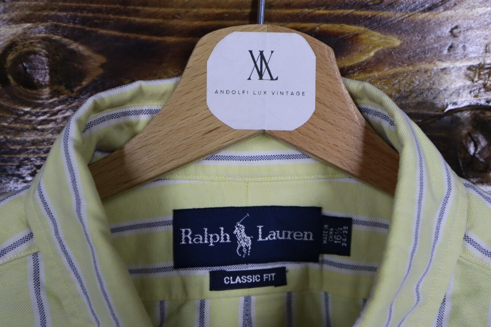 RALPH LAUREN CAMICIA UOMO MAN SHIRT TG.16,5 TG L