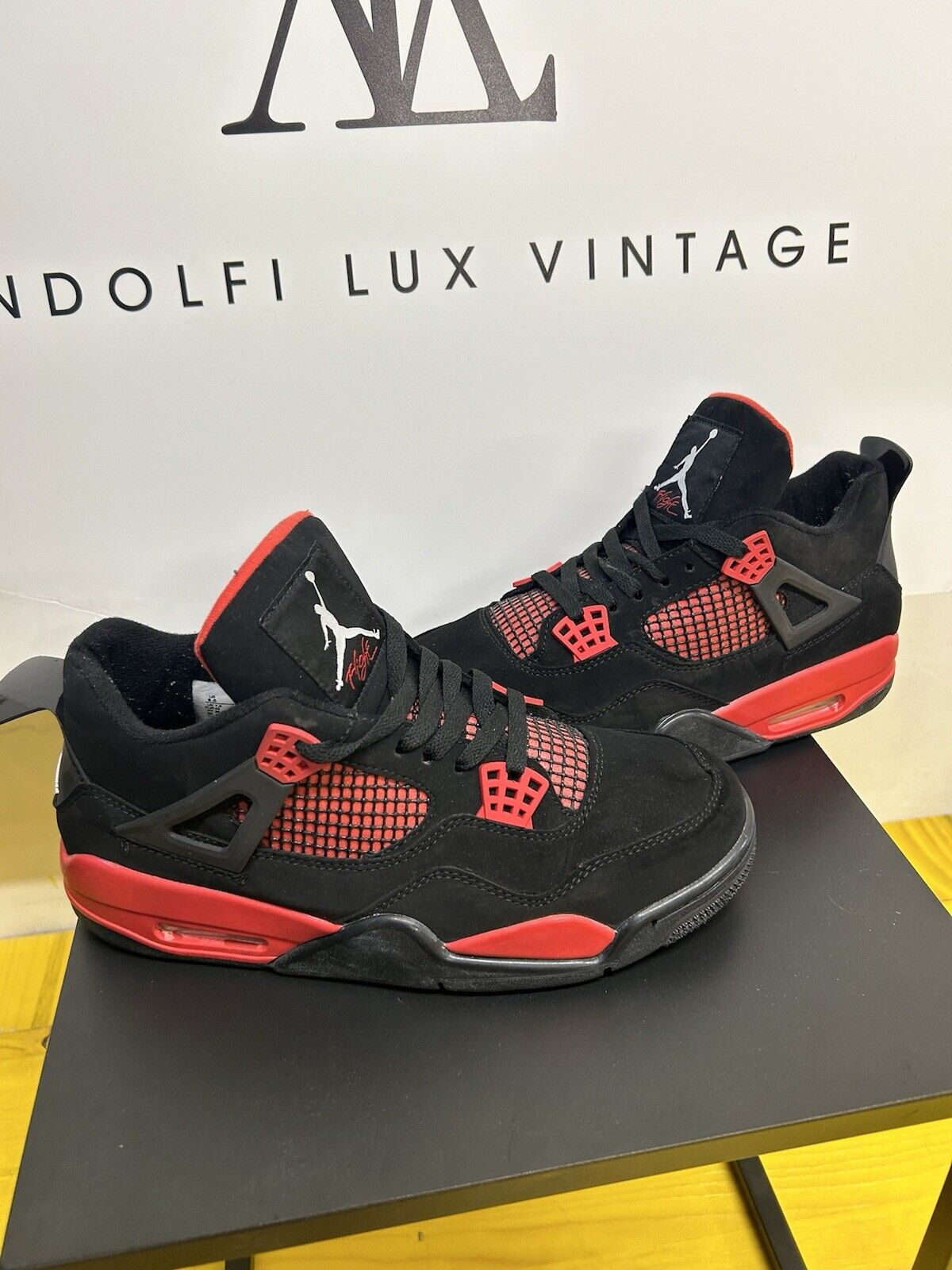 Nike Air Jordan 4 Retro Thunder Scarpe Sportive per Uomo -... N 42