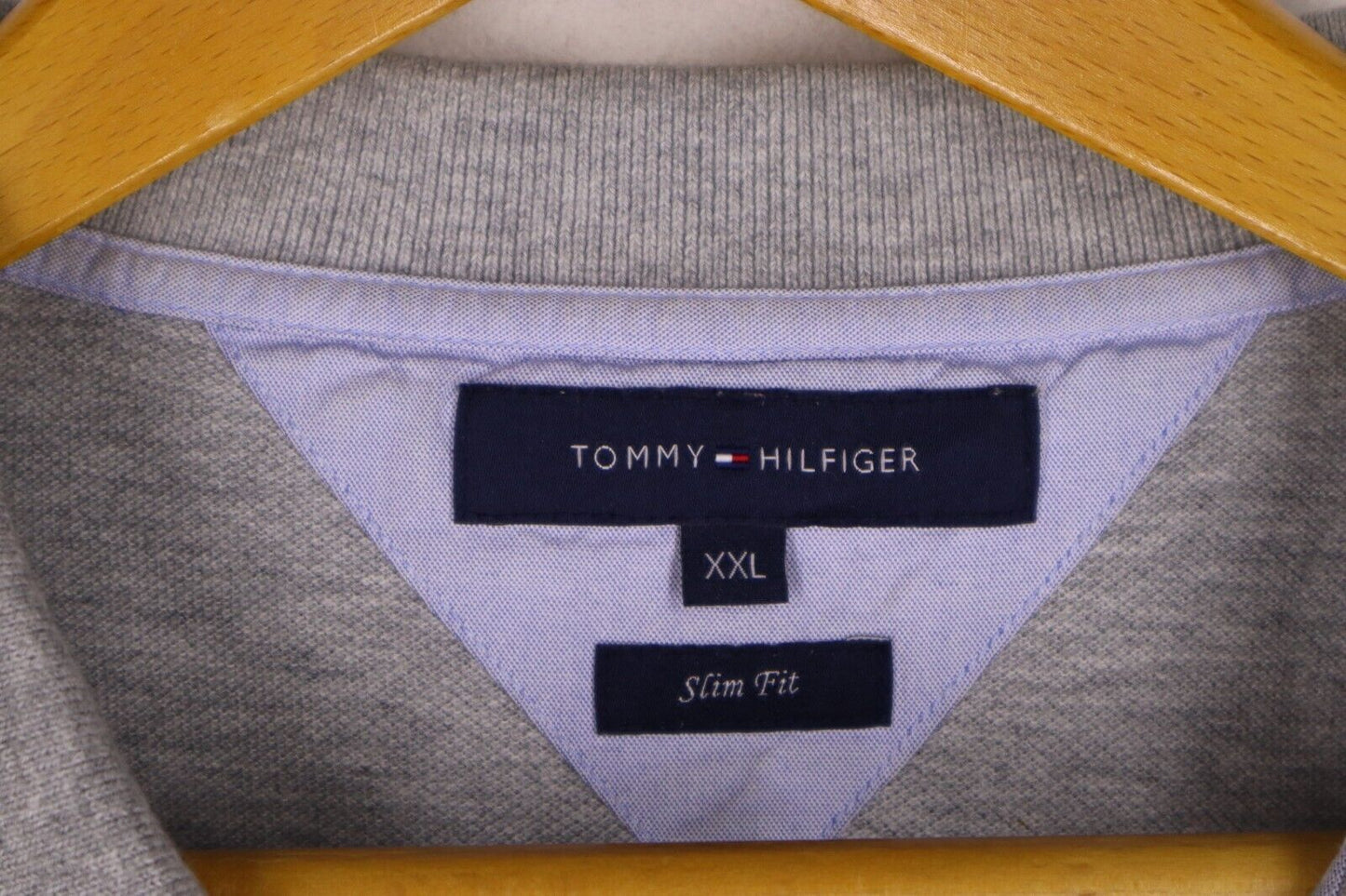 Tommy Hilfiger Polo TG XXL SLIM FIT COLORE GRIGIO