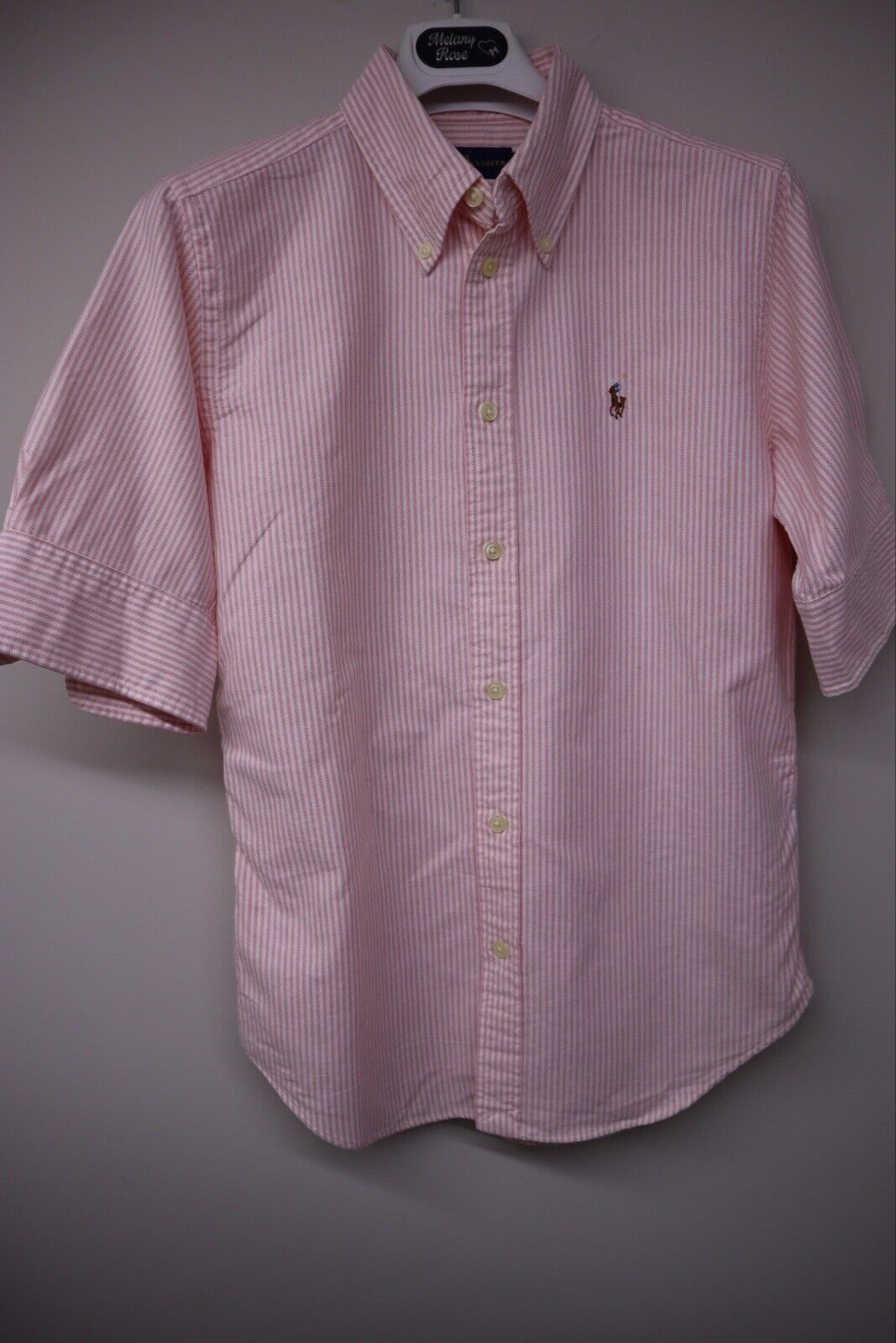 RALPH LAUREN CAMICIA DONNA TG S SIZE S WOMAN CASUAL VINTAGE SHIRT