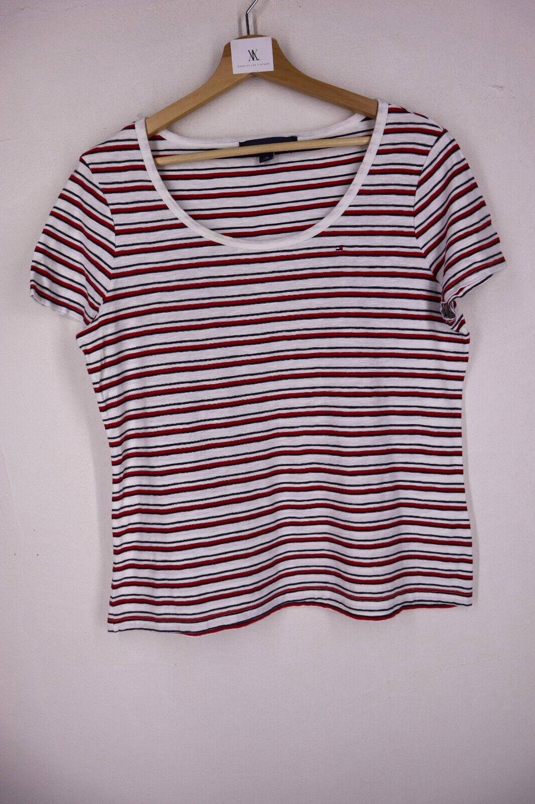 TOMMY HILFIGER T-Shirt Logo donna WOMAN TG M SIZE M con manica corta EXCLUSIVE