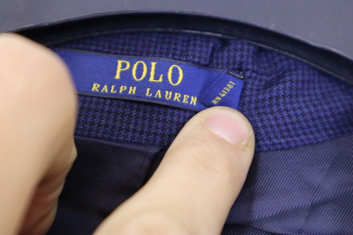 Ralph Lauren - Blazer Uomo Man Blue Made In Italy